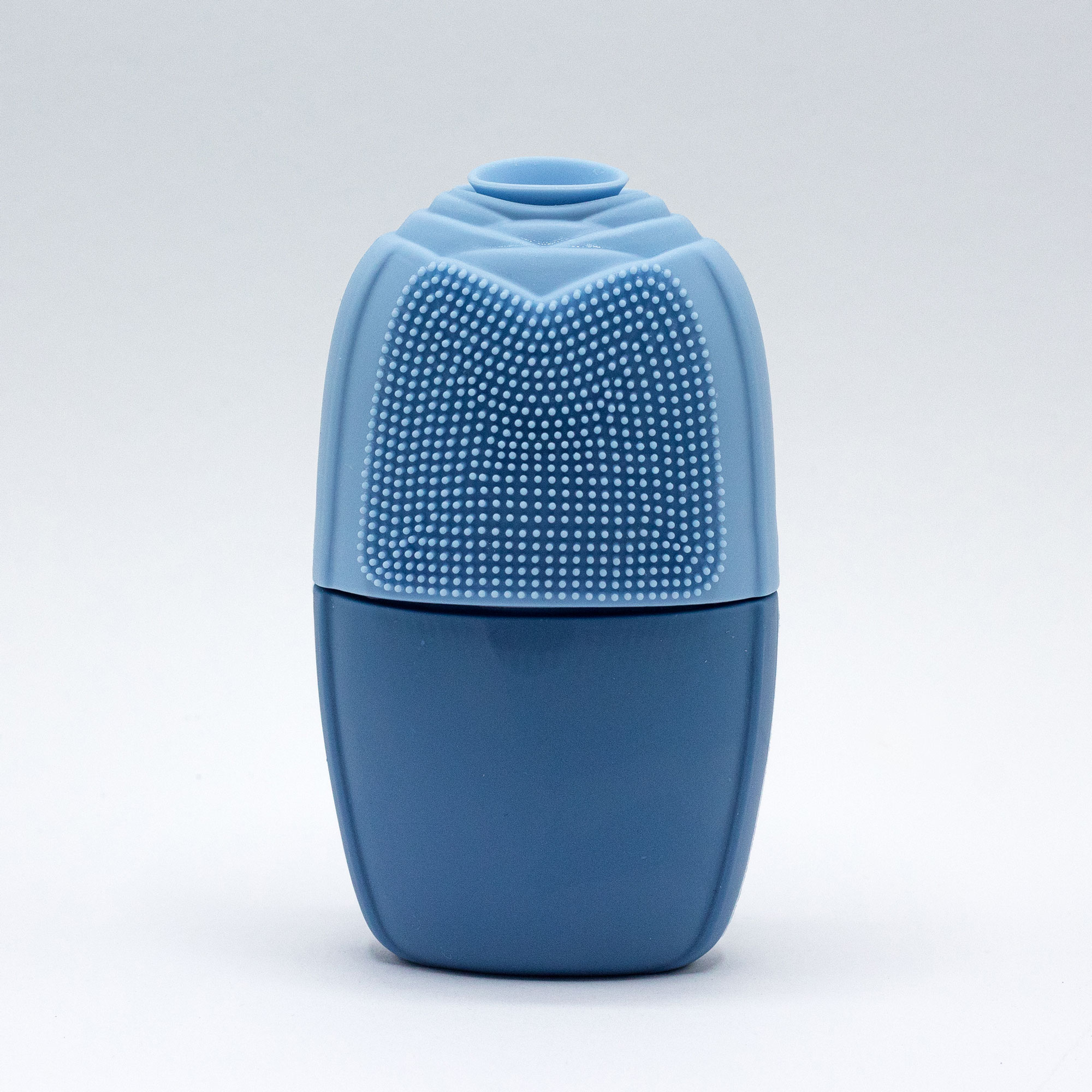 3-in-1 Blue Silicone Ice Face Roller & Cleansing Brush1