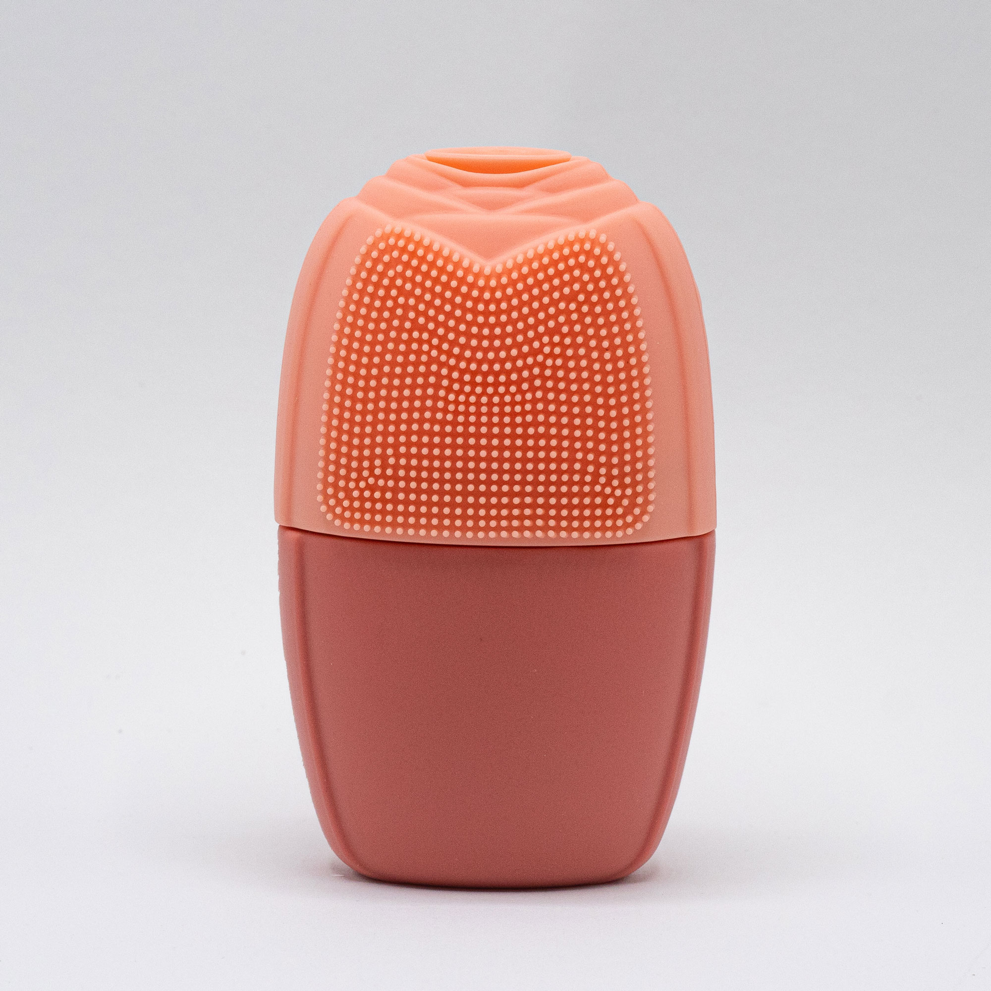 3-in-1 Peach Silicone Ice Face Roller & Cleansing Brush1
