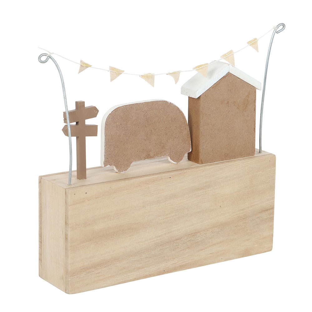 Wander Often Coastal Caravan Freestanding Ornament3