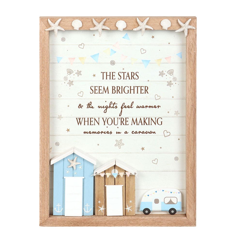 The Stars Seem Brighter 3D Caravan Wall Plaque1