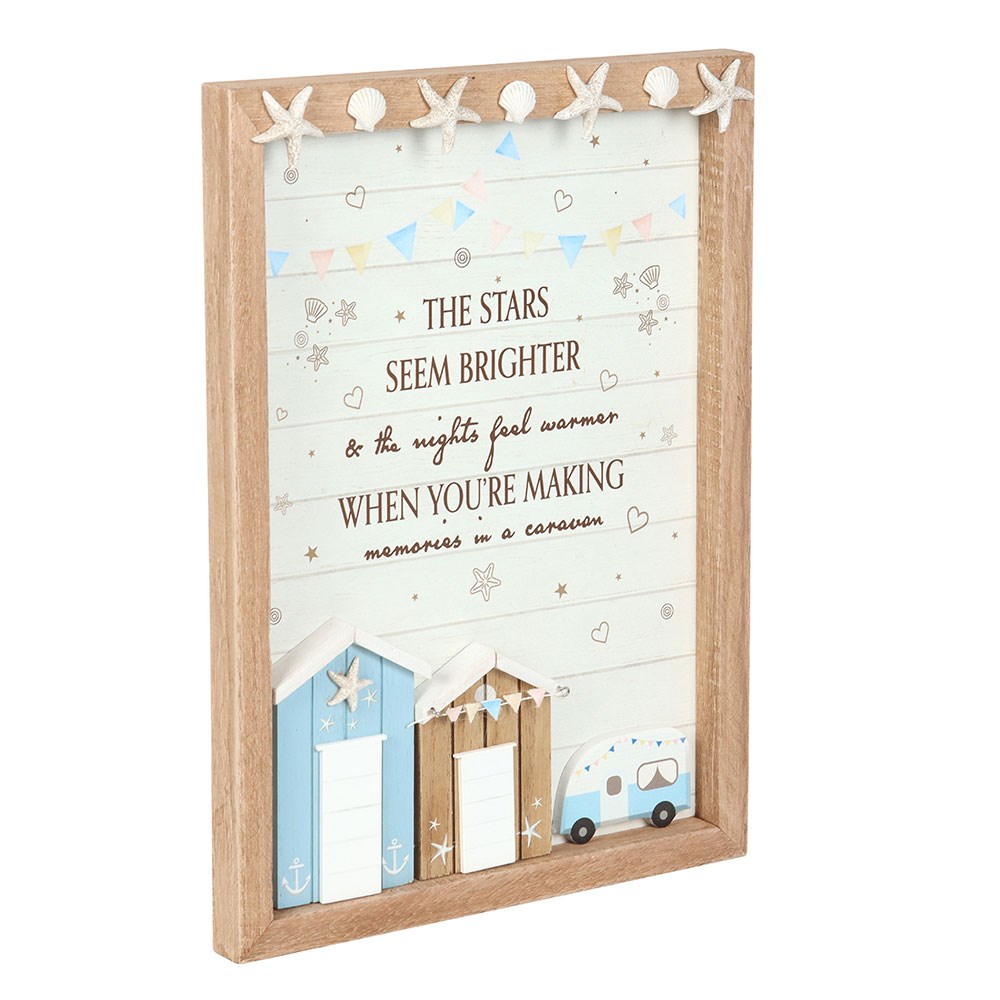 The Stars Seem Brighter 3D Caravan Wall Plaque2