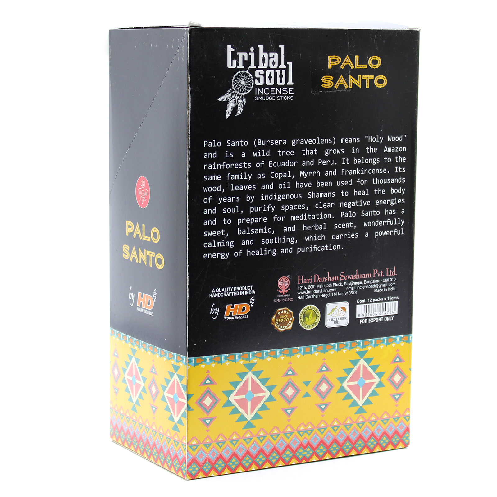 Hari Darshan Tribal Soul Palo Santo Smudge Incense Sticks (15g)6