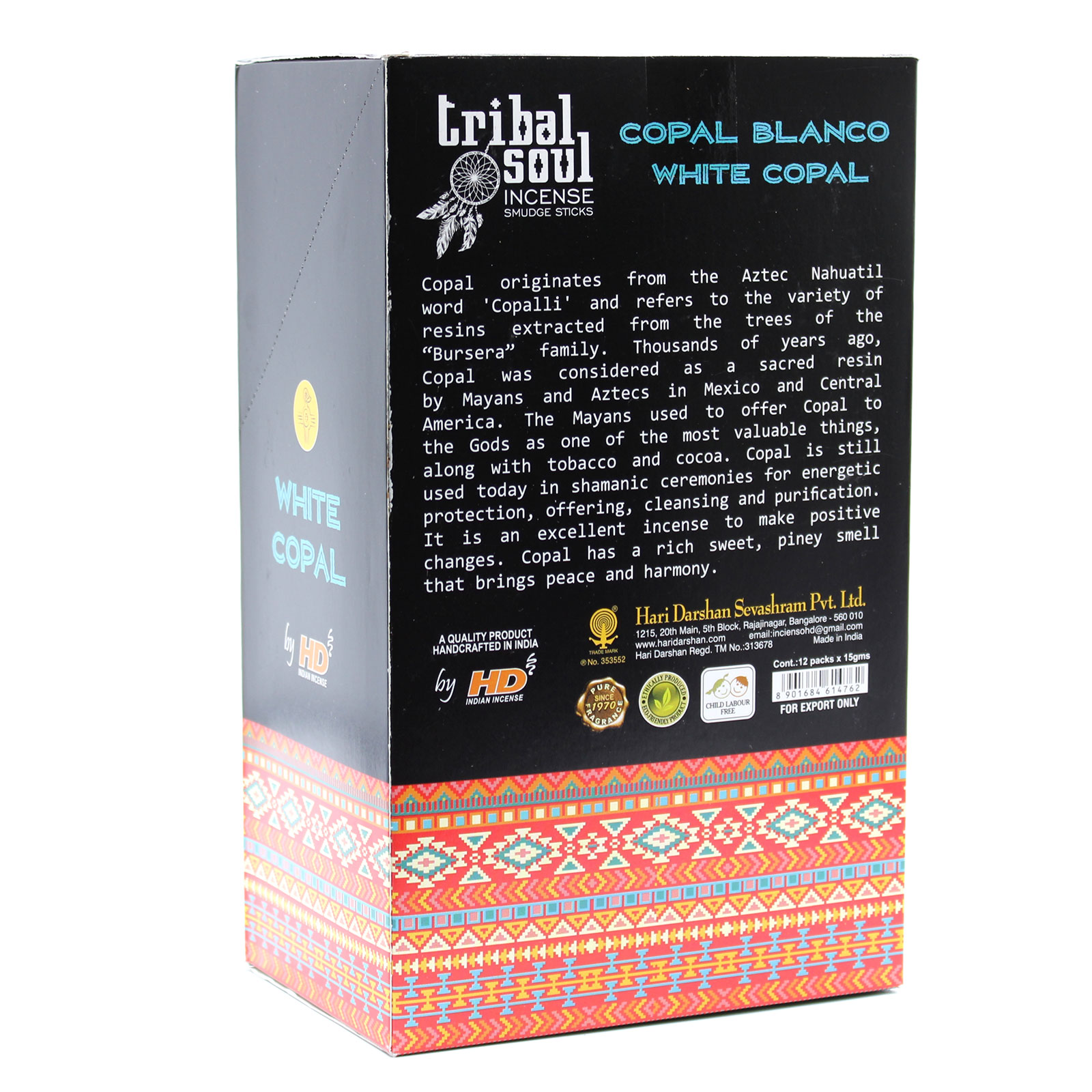 Hari Darshan Tribal Soul White Copal Smudge Incense Sticks (15g)7