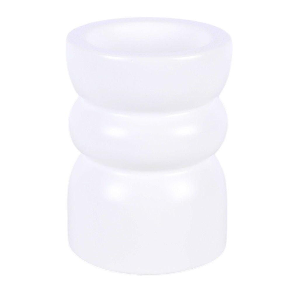 White Double Bubble Ceramic Oil Burner & Wax Warmer1