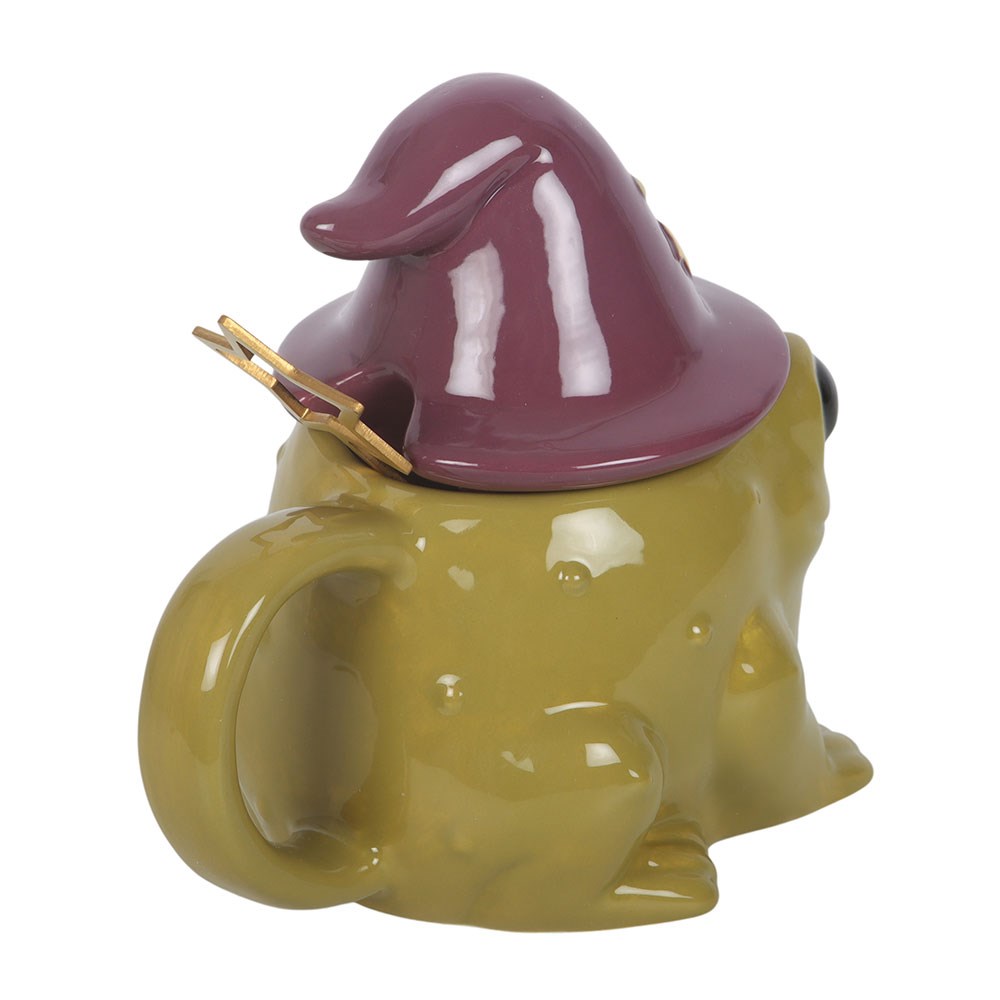 Magic Toad Ceramic Mug with Witch Hat Lid & Star Spoon4