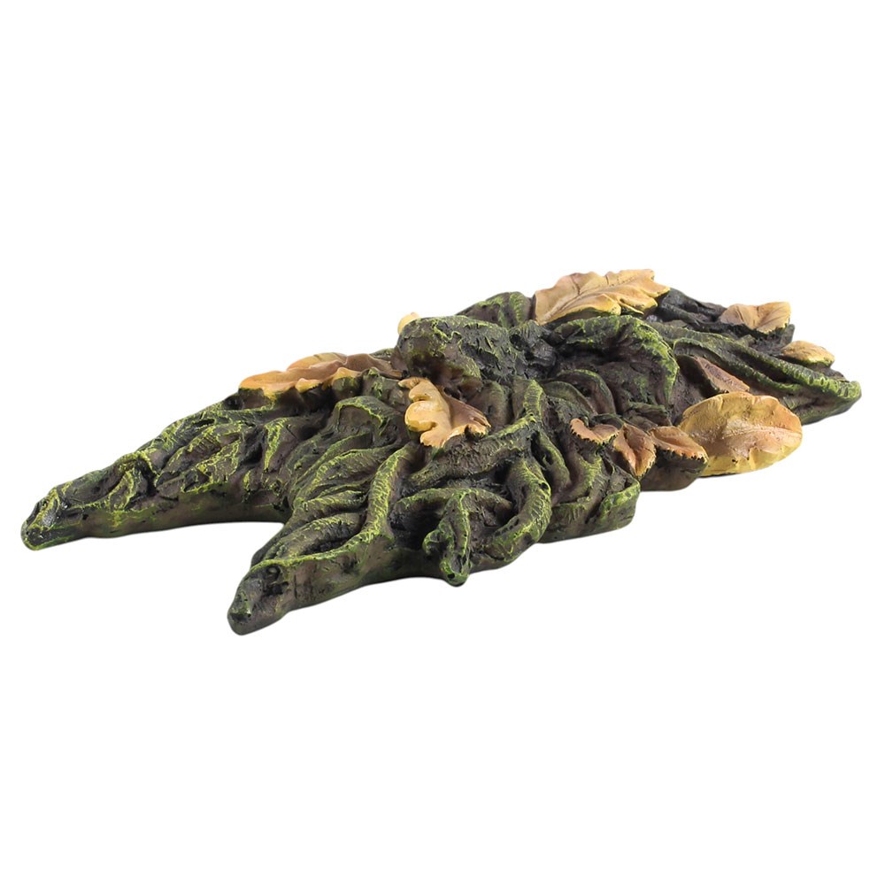 Green Man Yellow Oak Leaf Resin Wall Plaque (24.5cm)1
