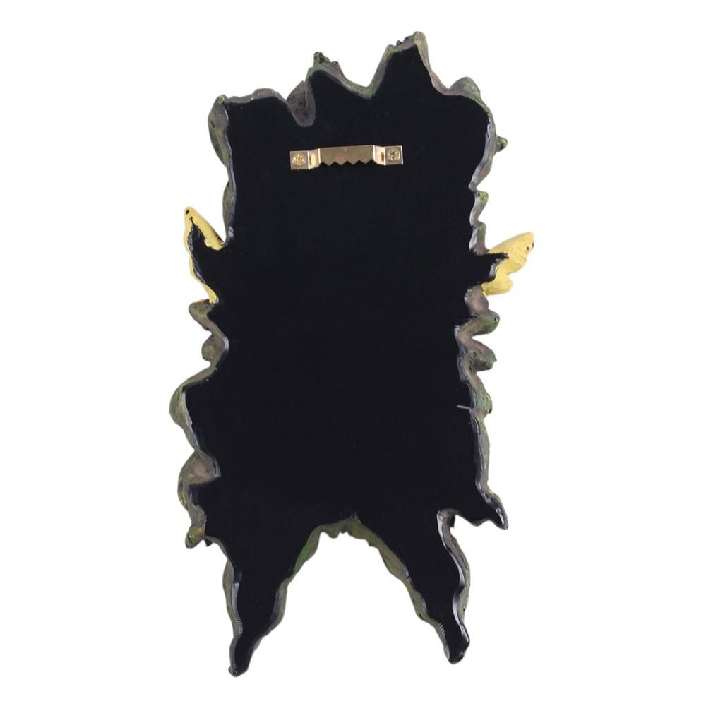 Green Man Yellow Oak Leaf Resin Wall Plaque (24.5cm)2
