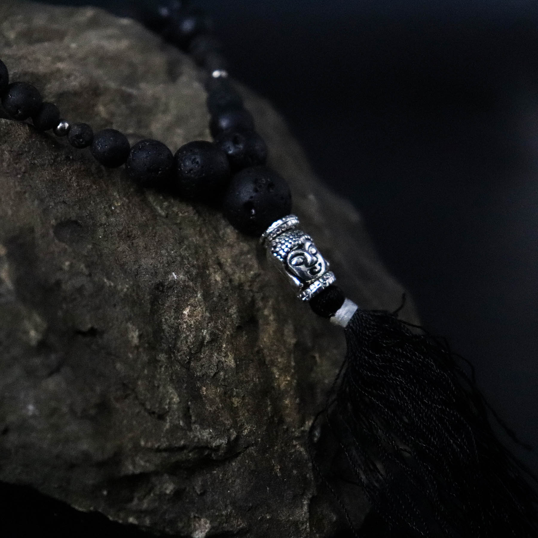 Essence of the Volcano Necklace – Grounding Energy (Lava Stone)1