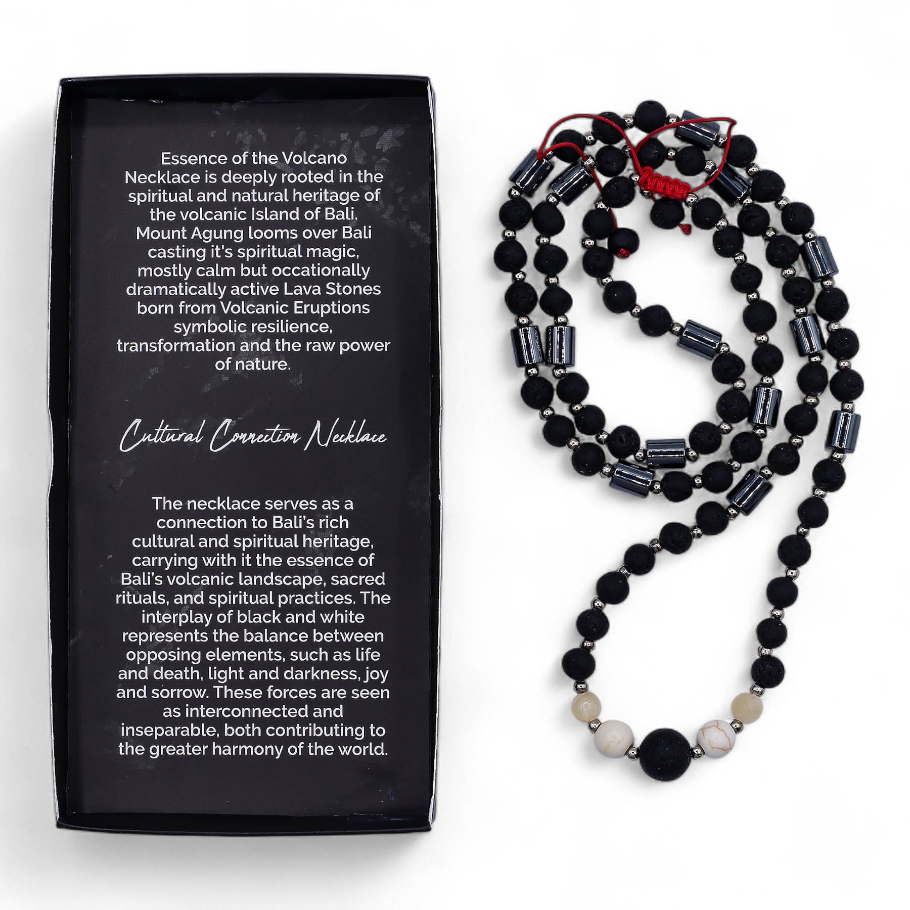 Essence of the Volcano Necklace – Cultural Connection (Lava Stone)