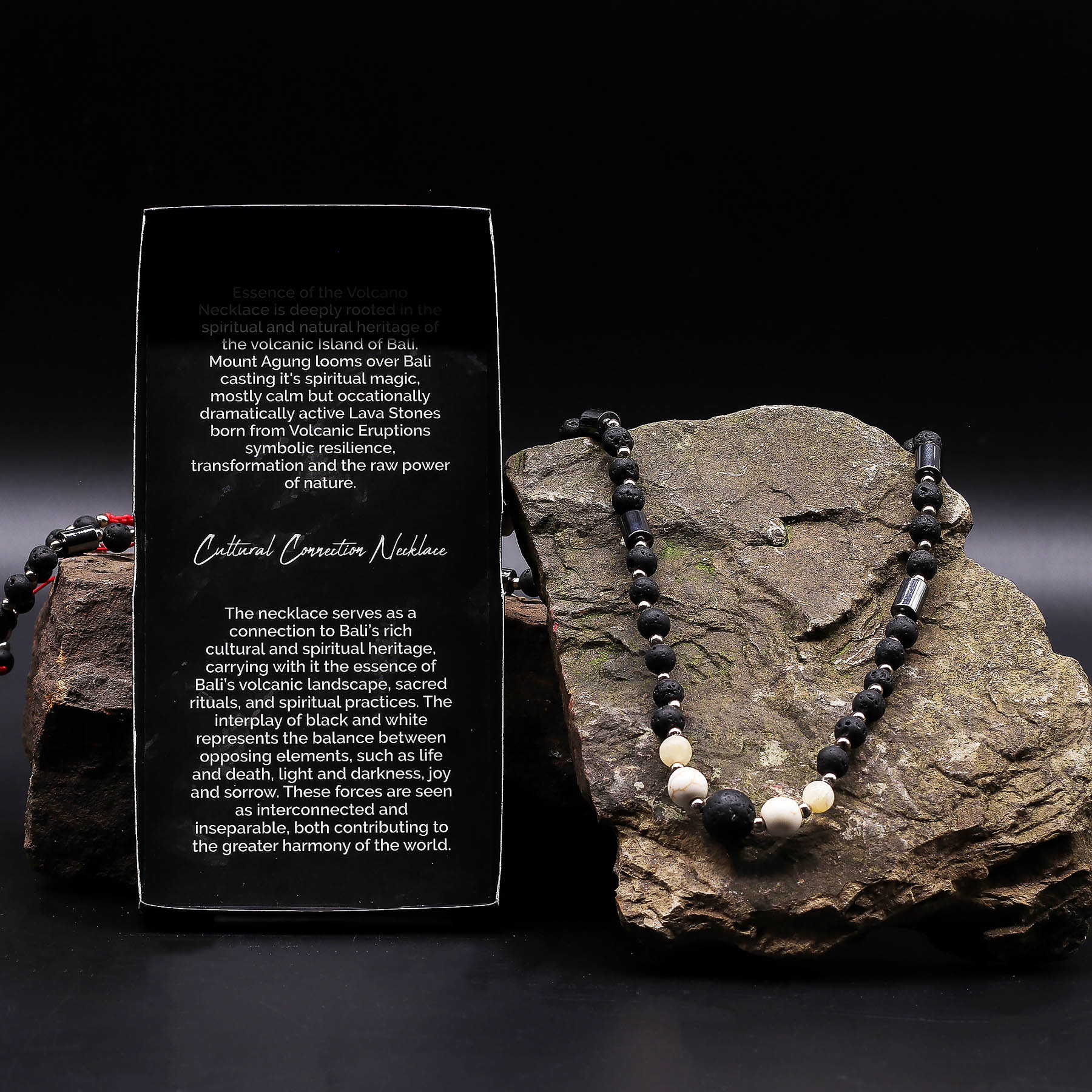 Essence of the Volcano Necklace – Cultural Connection (Lava Stone)1