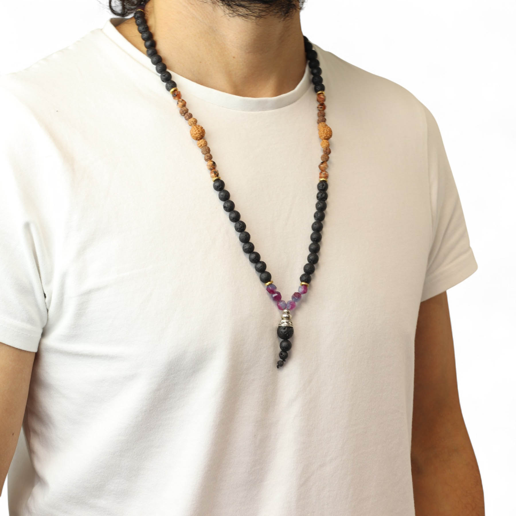 Essence of the Volcano Necklace – Embracing the Dark Side (Lava Stone)3