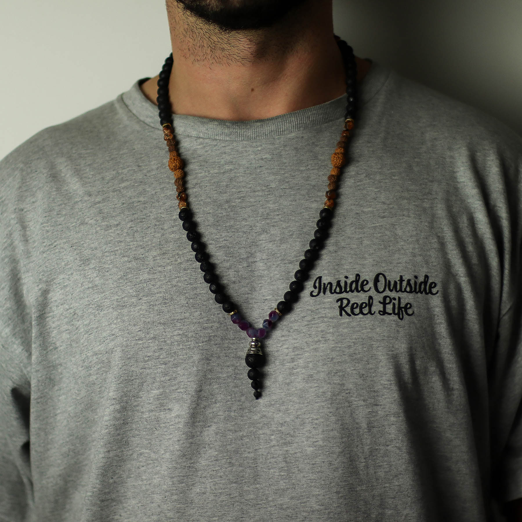 Essence of the Volcano Necklace – Embracing the Dark Side (Lava Stone)4