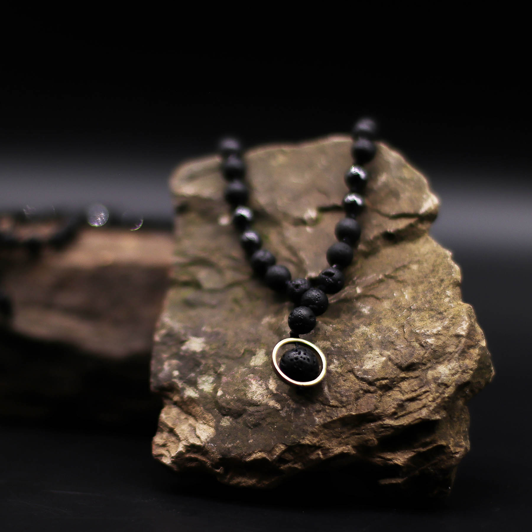 Essence of the Volcano Necklace – Renewal & Rebirth (Lava Stone)2