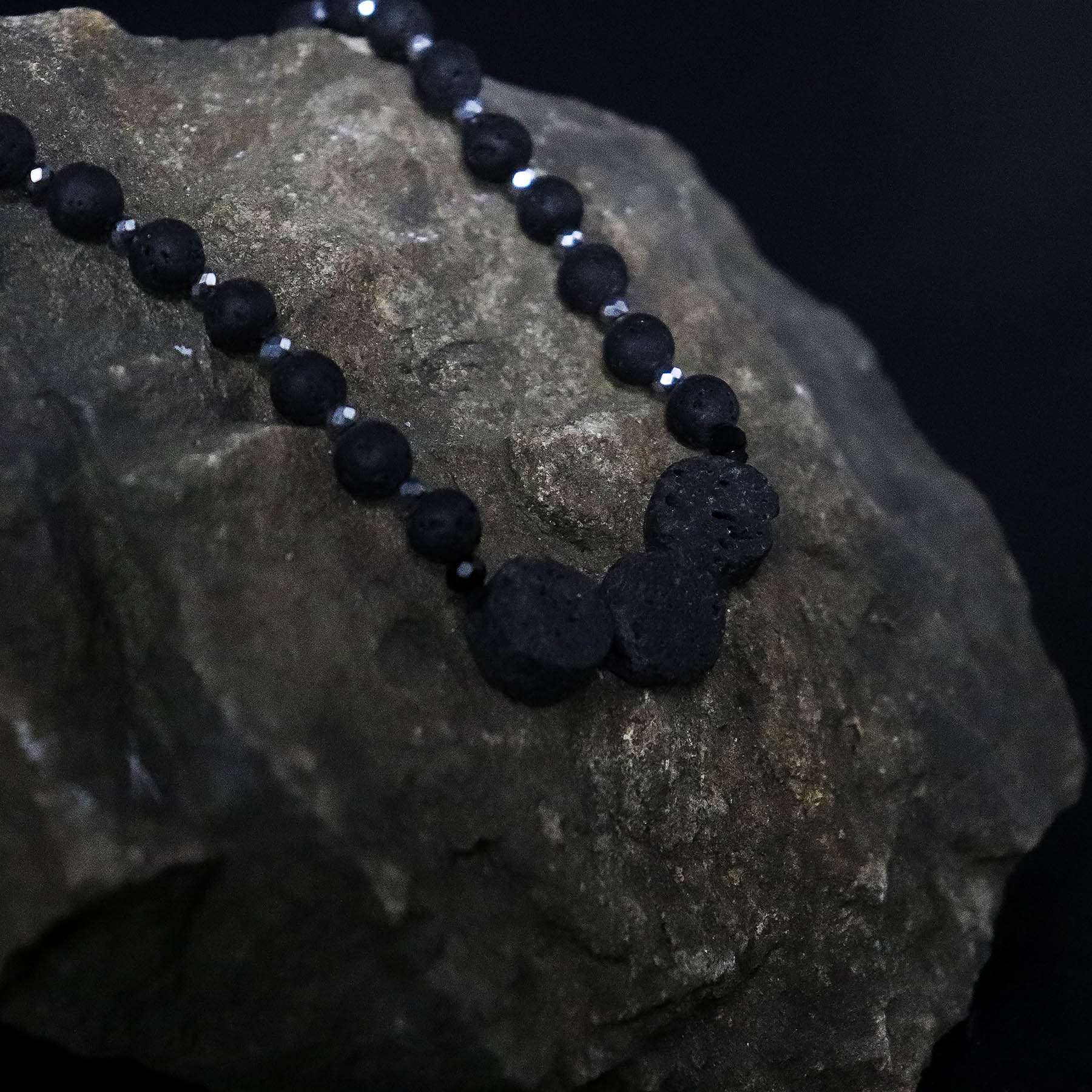 Essence of the Volcano Necklace – Connection to Nature (Lava Stone)3