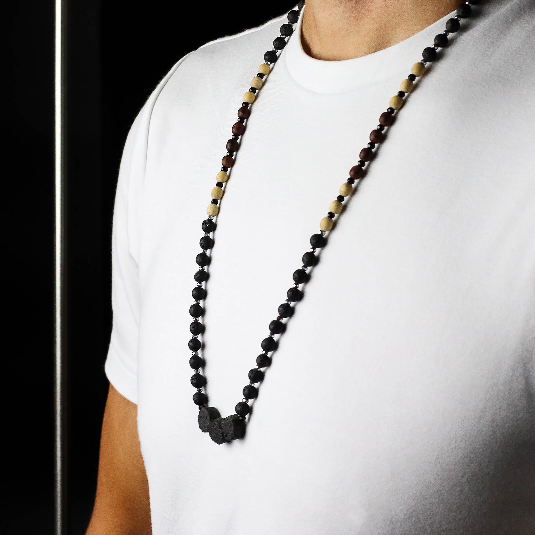 Essence of the Volcano Necklace – Connection to Nature (Lava Stone)4
