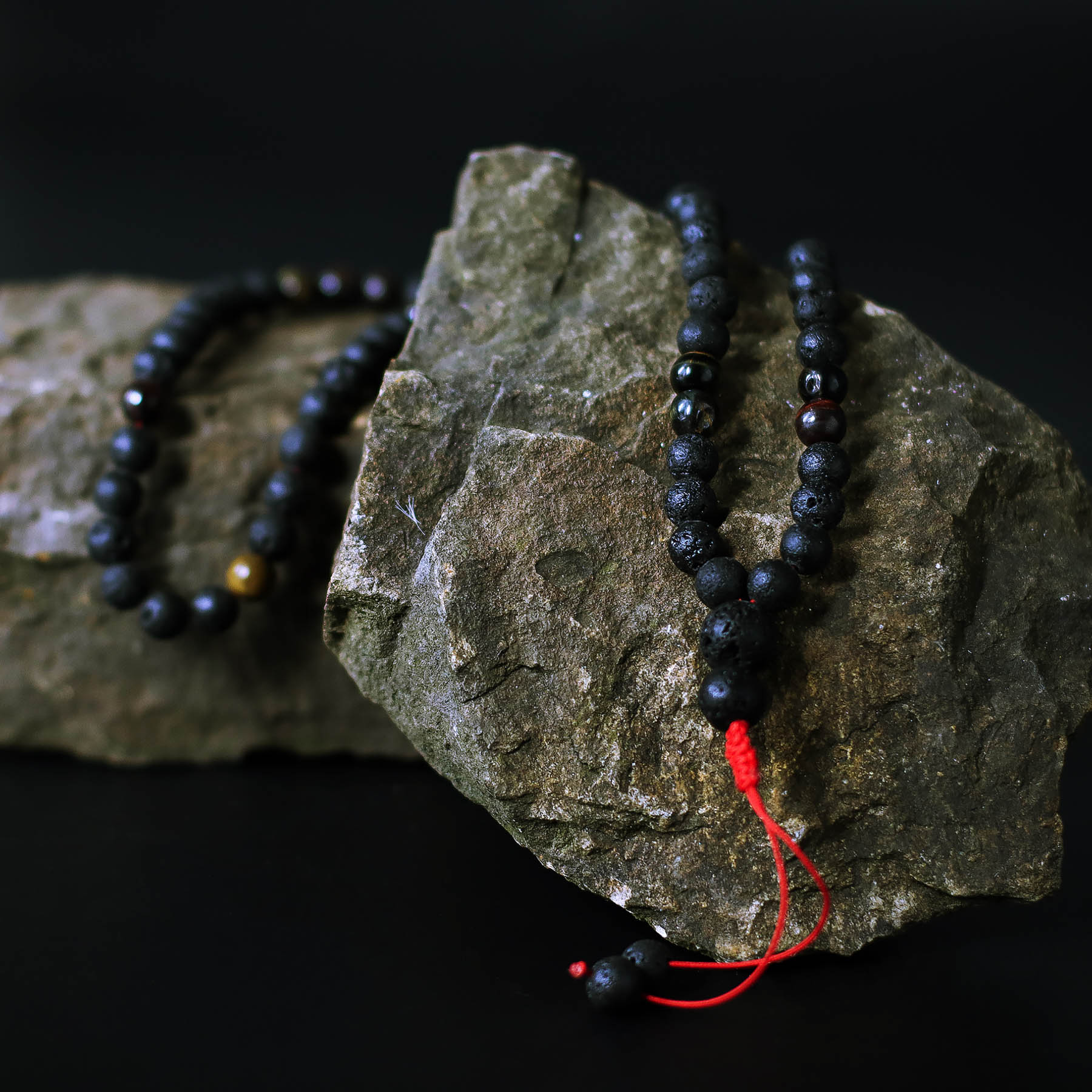Essence of the Volcano Necklace – Personal Transformation (Lava Stone)2