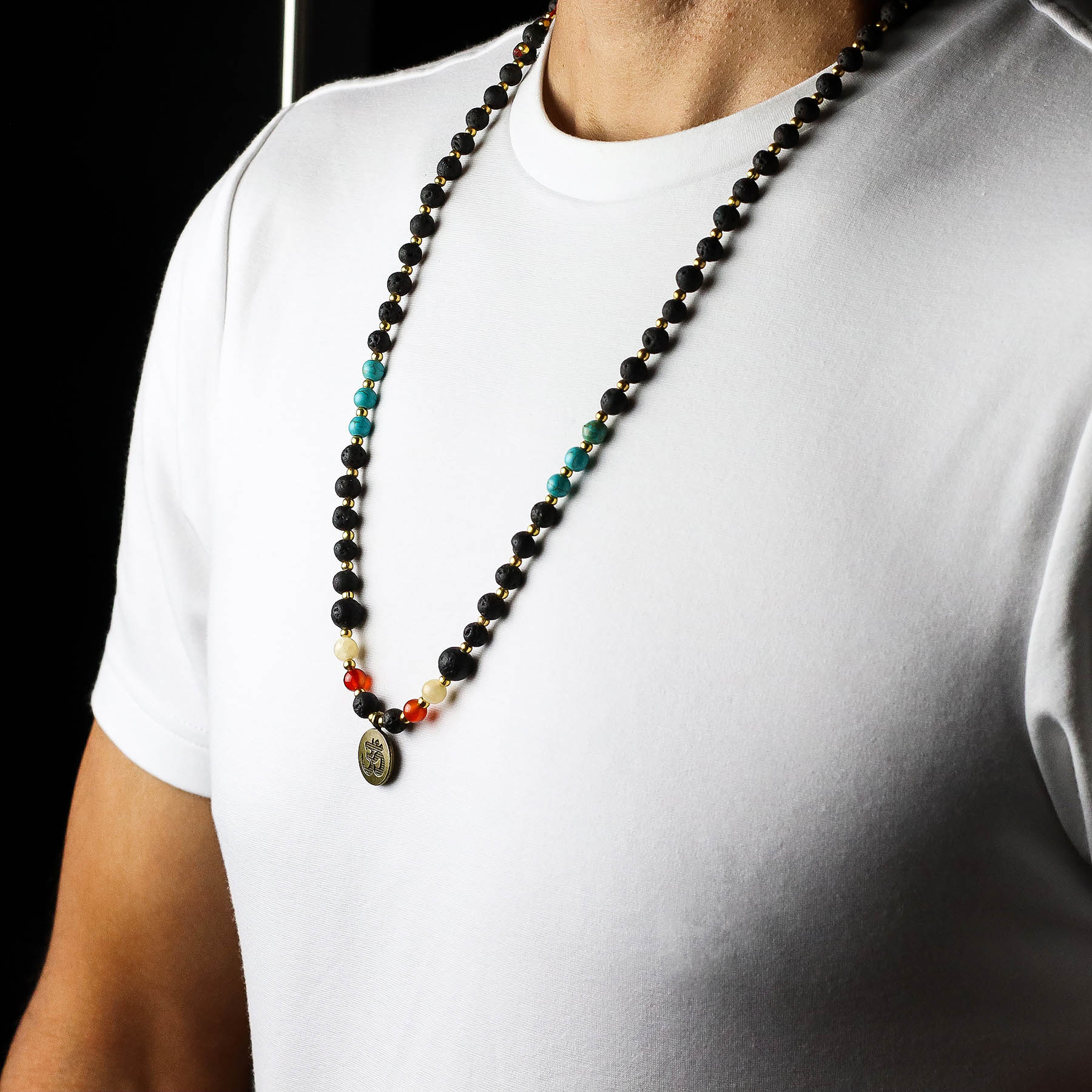 Essence of the Volcano Necklace – Spiritual Awakening (Lava Stone)4