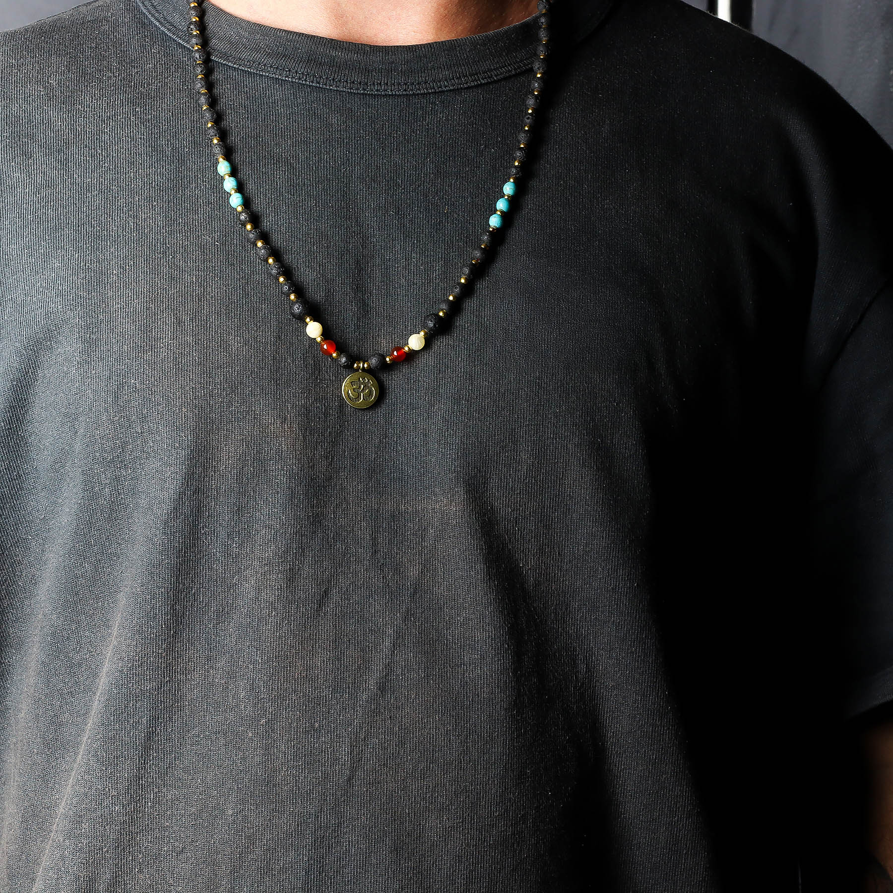 Essence of the Volcano Necklace – Spiritual Awakening (Lava Stone)5
