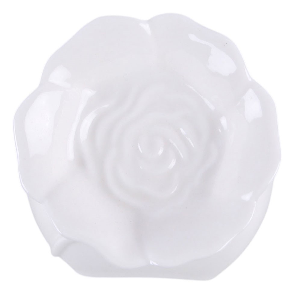 White Peony Ceramic Oil Burner & Wax Warmer4