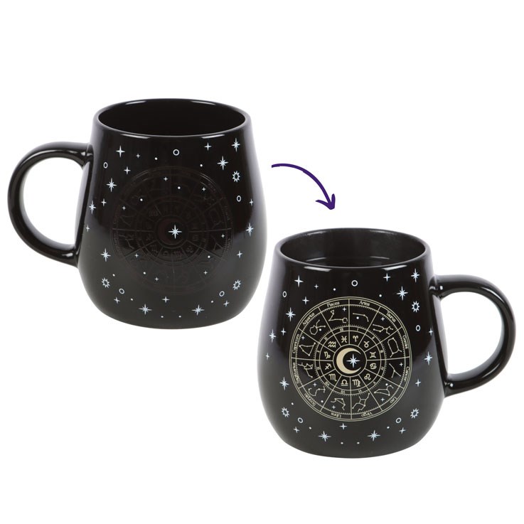 Astrology Wheel Heat Change Ceramic Mug1