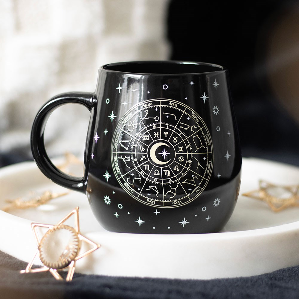 Astrology Wheel Heat Change Ceramic Mug4