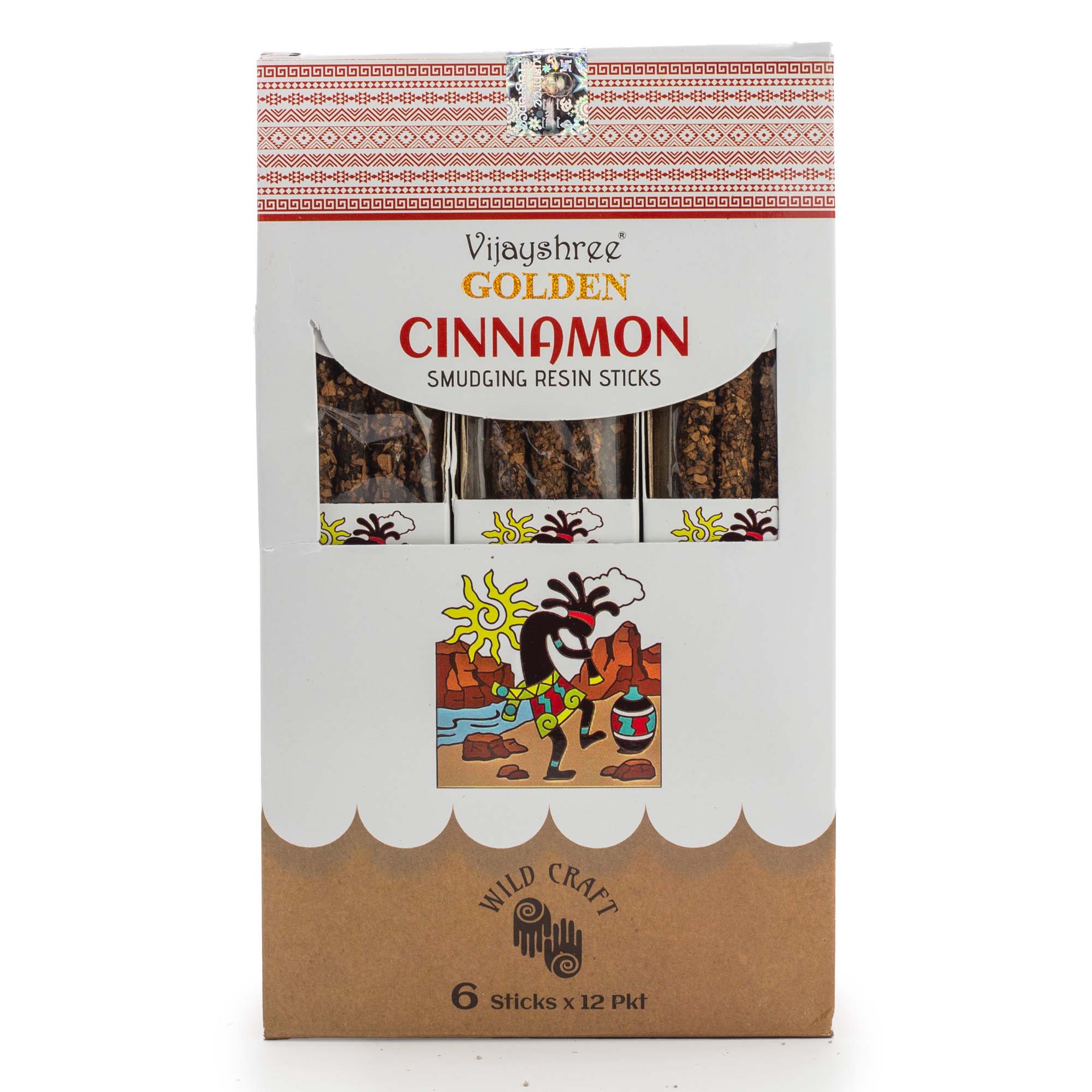 Vijayshree Golden Cinnamon Smudging Resin Sticks - 30g2
