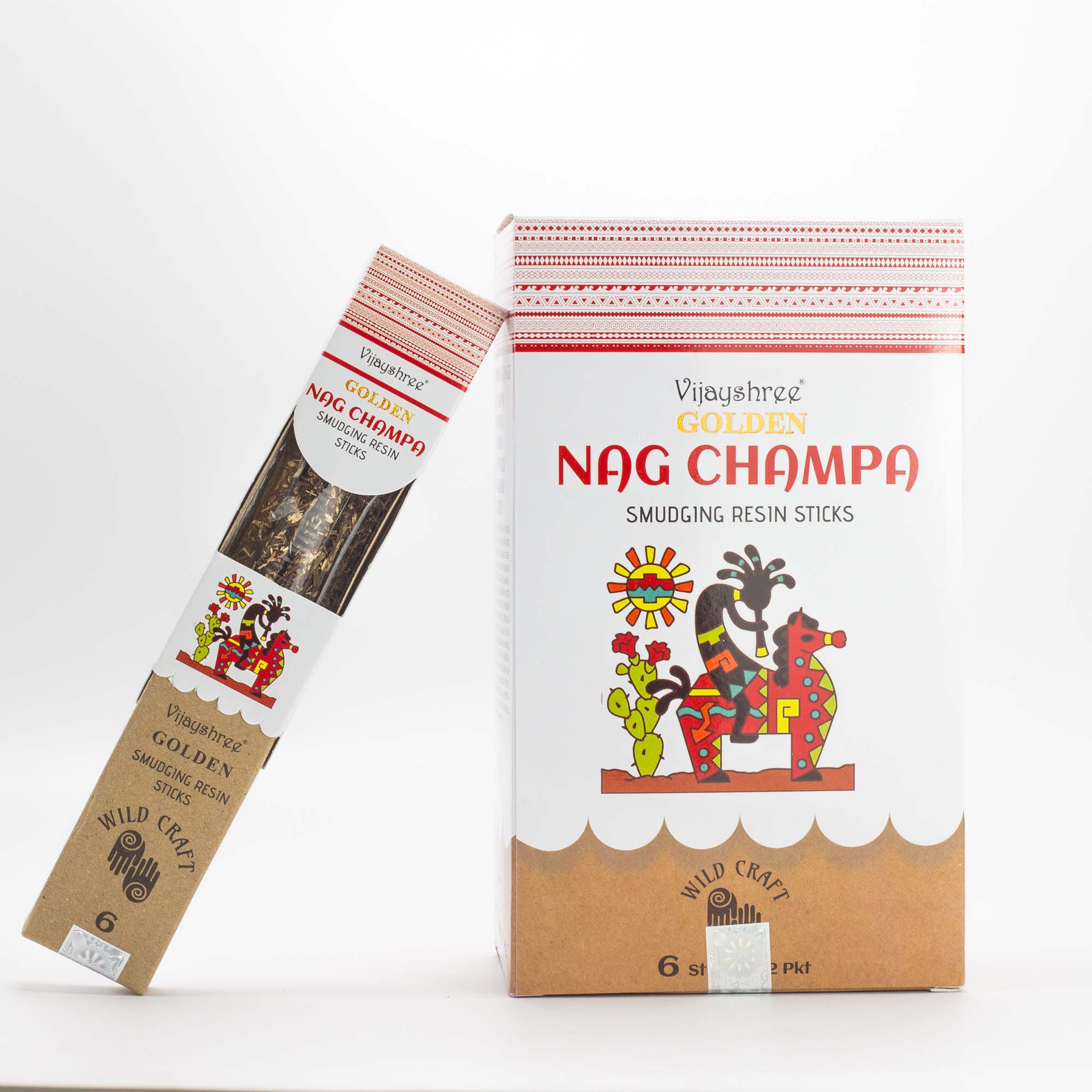 Vijayshree Golden Nag Champa Smudging Resin Sticks - 30g1