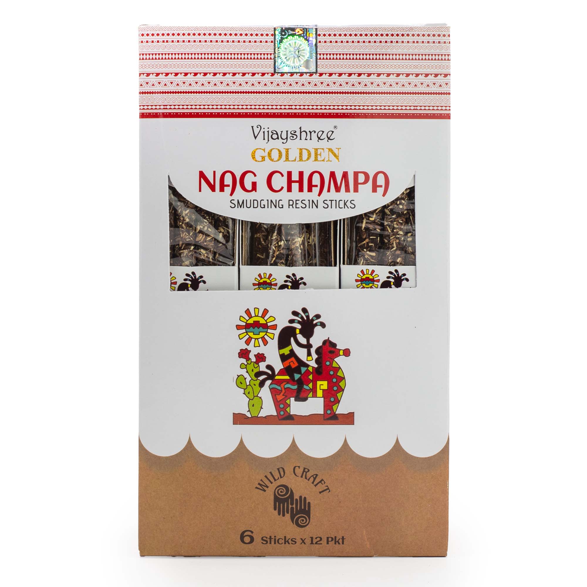 Vijayshree Golden Nag Champa Smudging Resin Sticks - 30g2