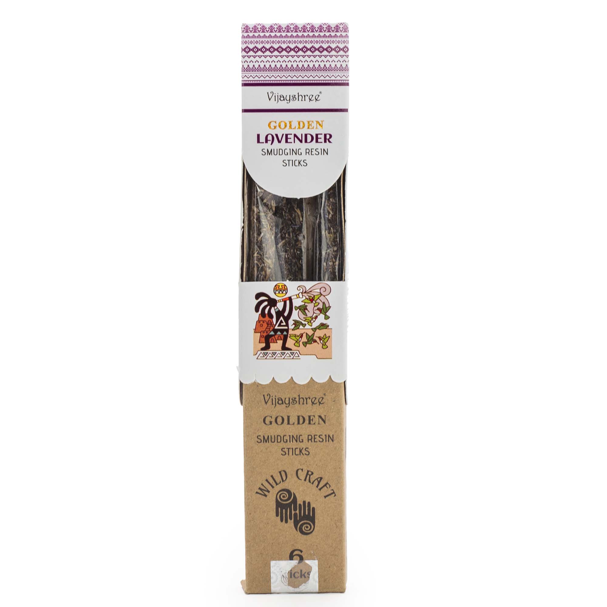Vijayshree Golden Lavender Smudging Resin Sticks - 30g