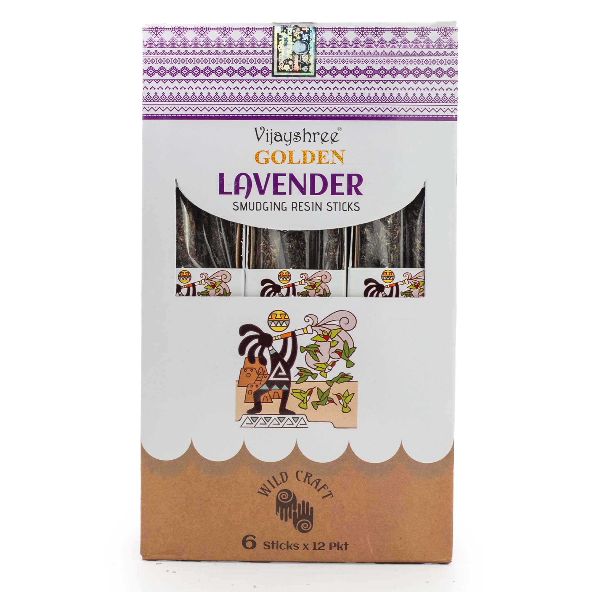 Vijayshree Golden Lavender Smudging Resin Sticks - 30g2