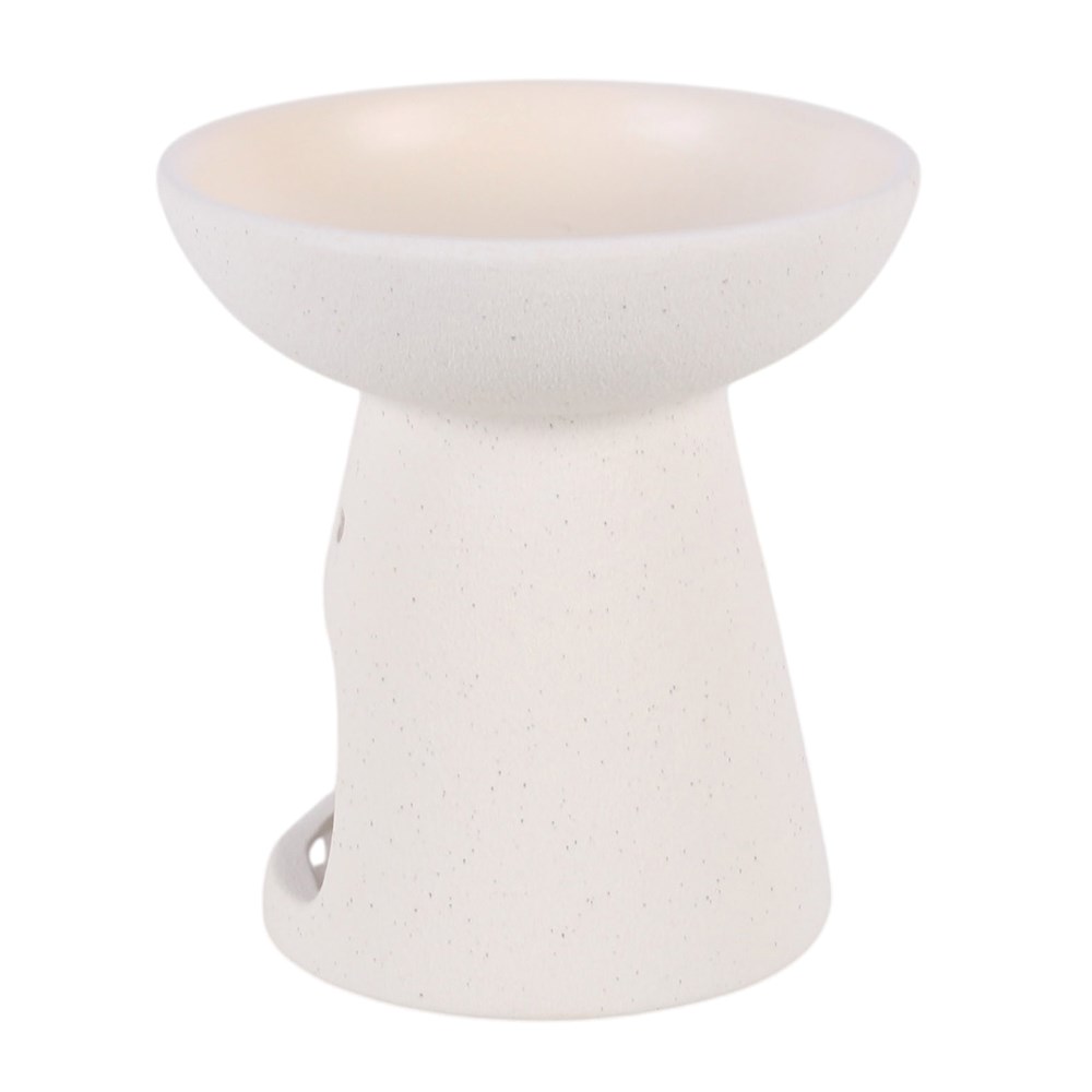 Cream Pedestal Ceramic Oil Burner2
