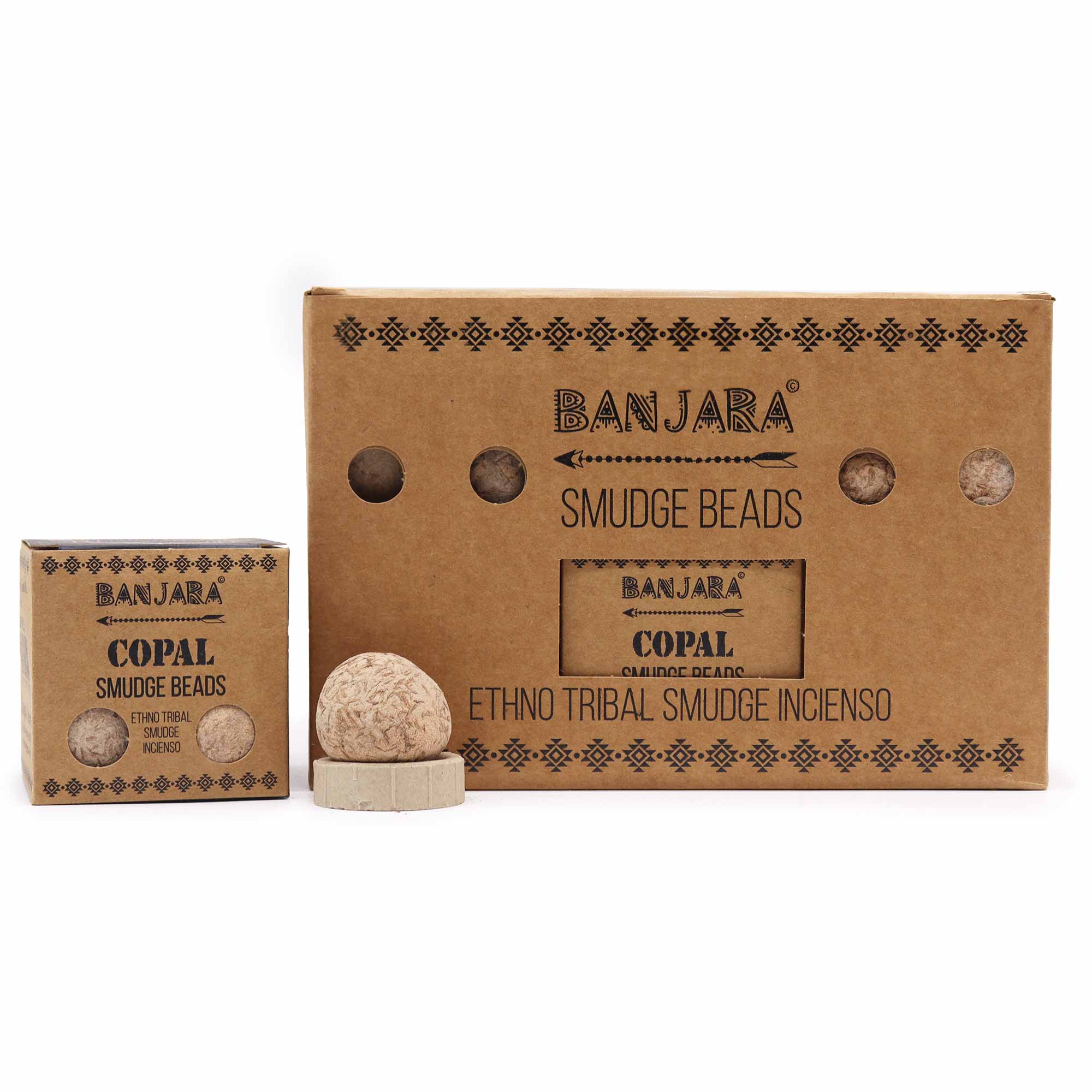 Banjara Smudge Beads – Copal (Pack of 5 with Holder)1