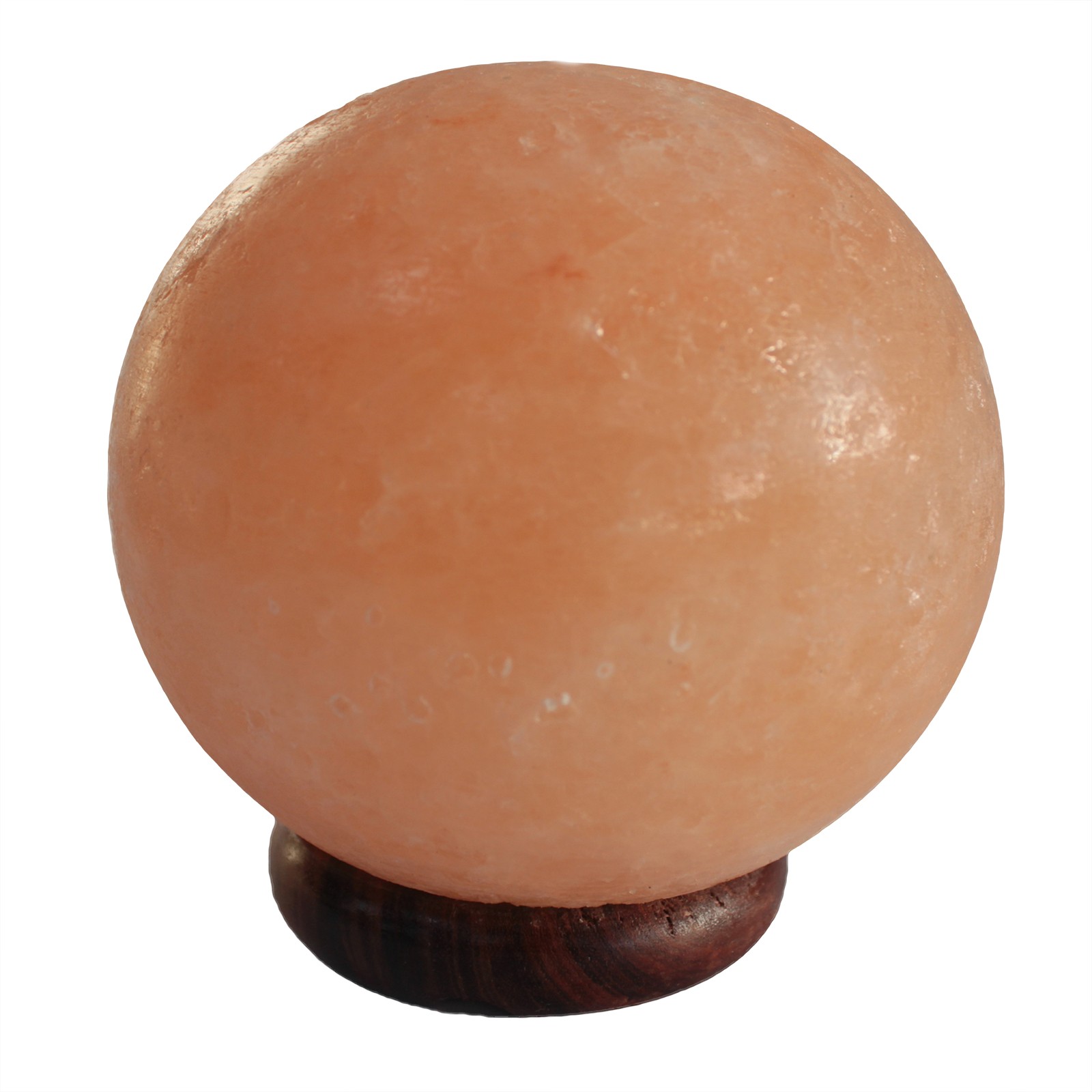 Himalayan Salt Lamp Ball with Large Wooden Base