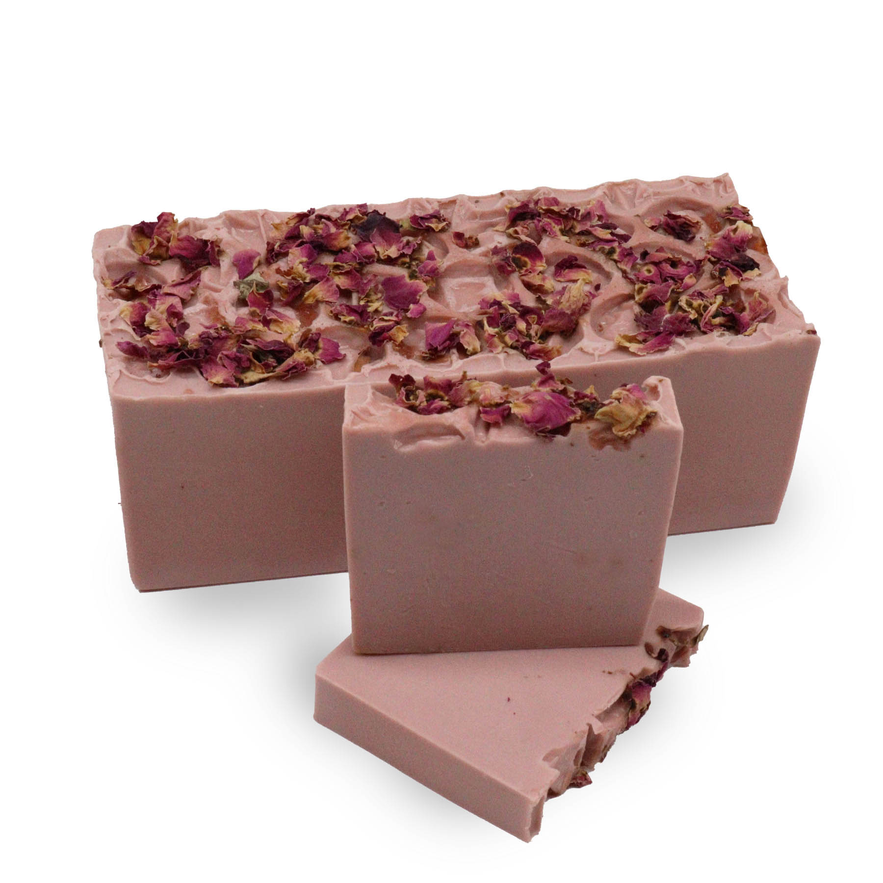 Rose & Vanilla Sliced Soap Loaf (13 Pieces)