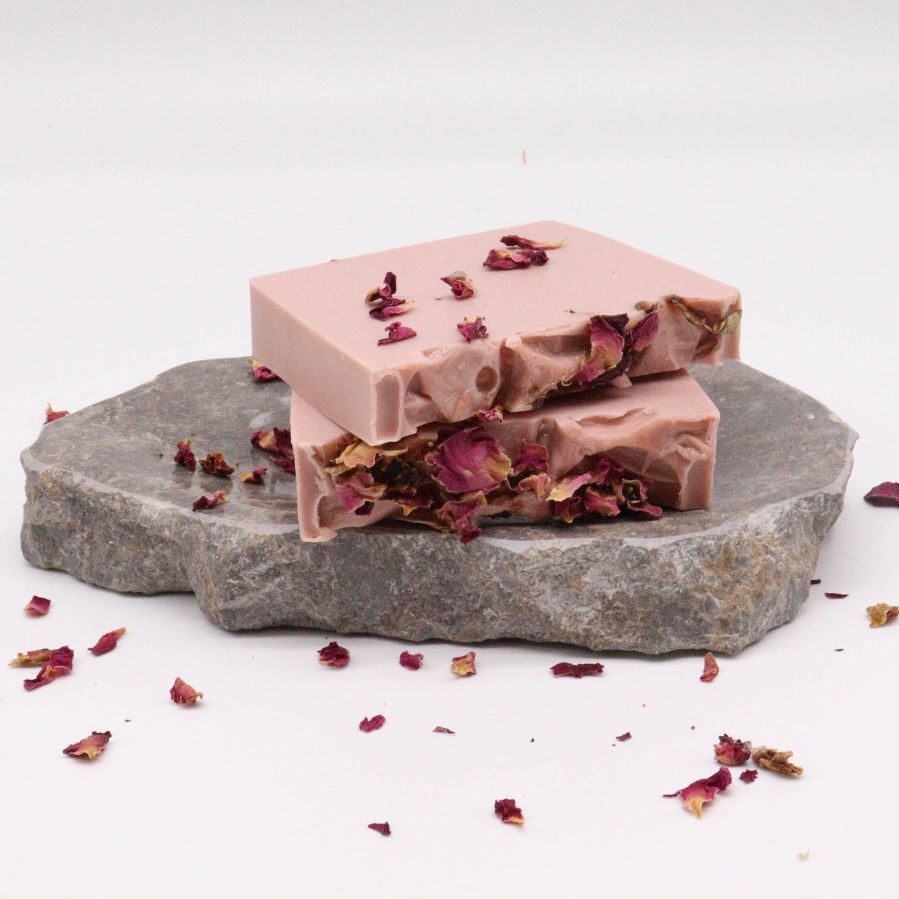 Rose & Vanilla Sliced Soap Loaf (13 Pieces)1