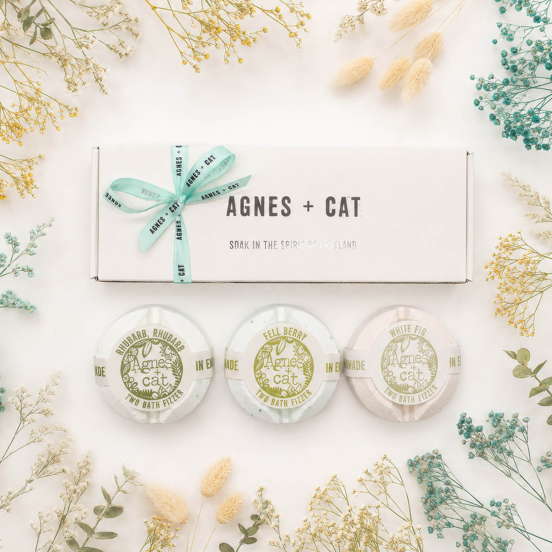 Agnes + Cat Berry & Fig Bath Fizzer Gift Set4