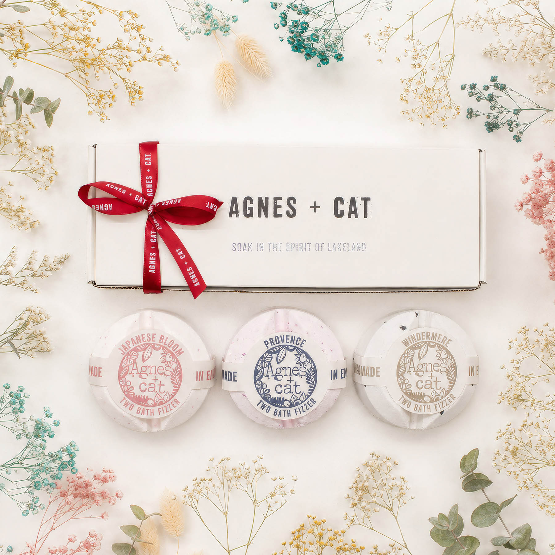 Agnes + Cat Lakeland Favourites Bath Fizzer Gift Set4