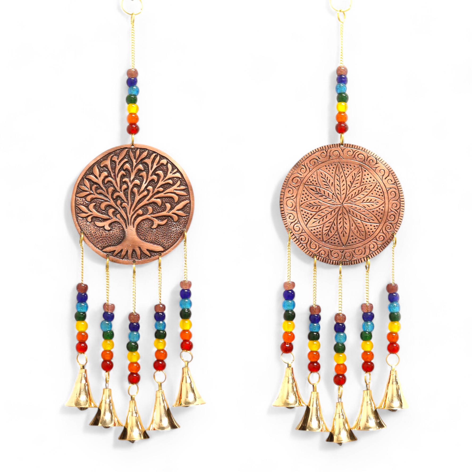 Indian Tree of Life & Chakra Bead Wind Chime (10x36cm)1