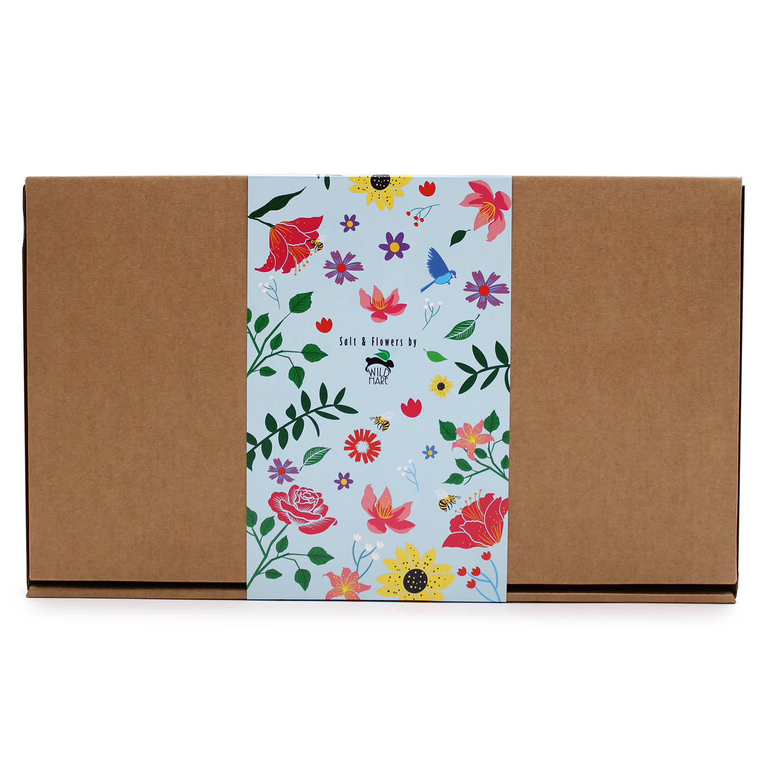 Wild Hare Aromatherapy Salt & Flowers Gift Set – Total Unwind (Lavender, Orange & Basil)6