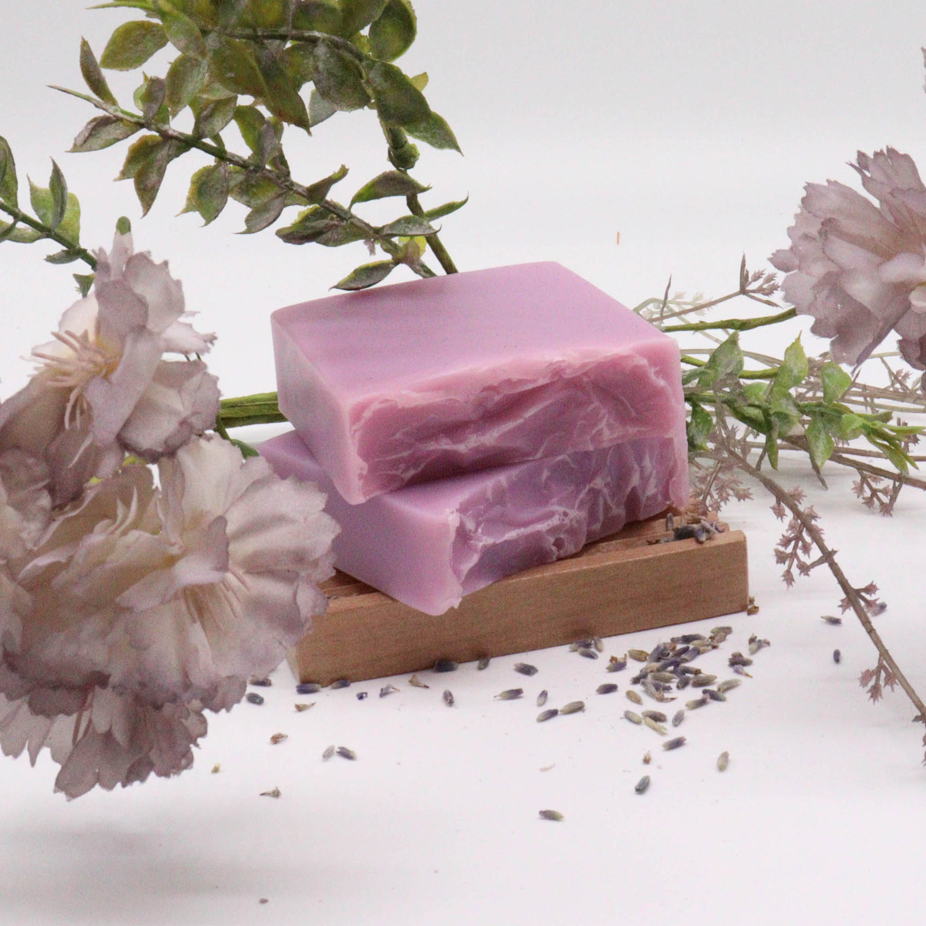 Lavender & Coconut Sliced Soap Loaf (13 Pieces)2
