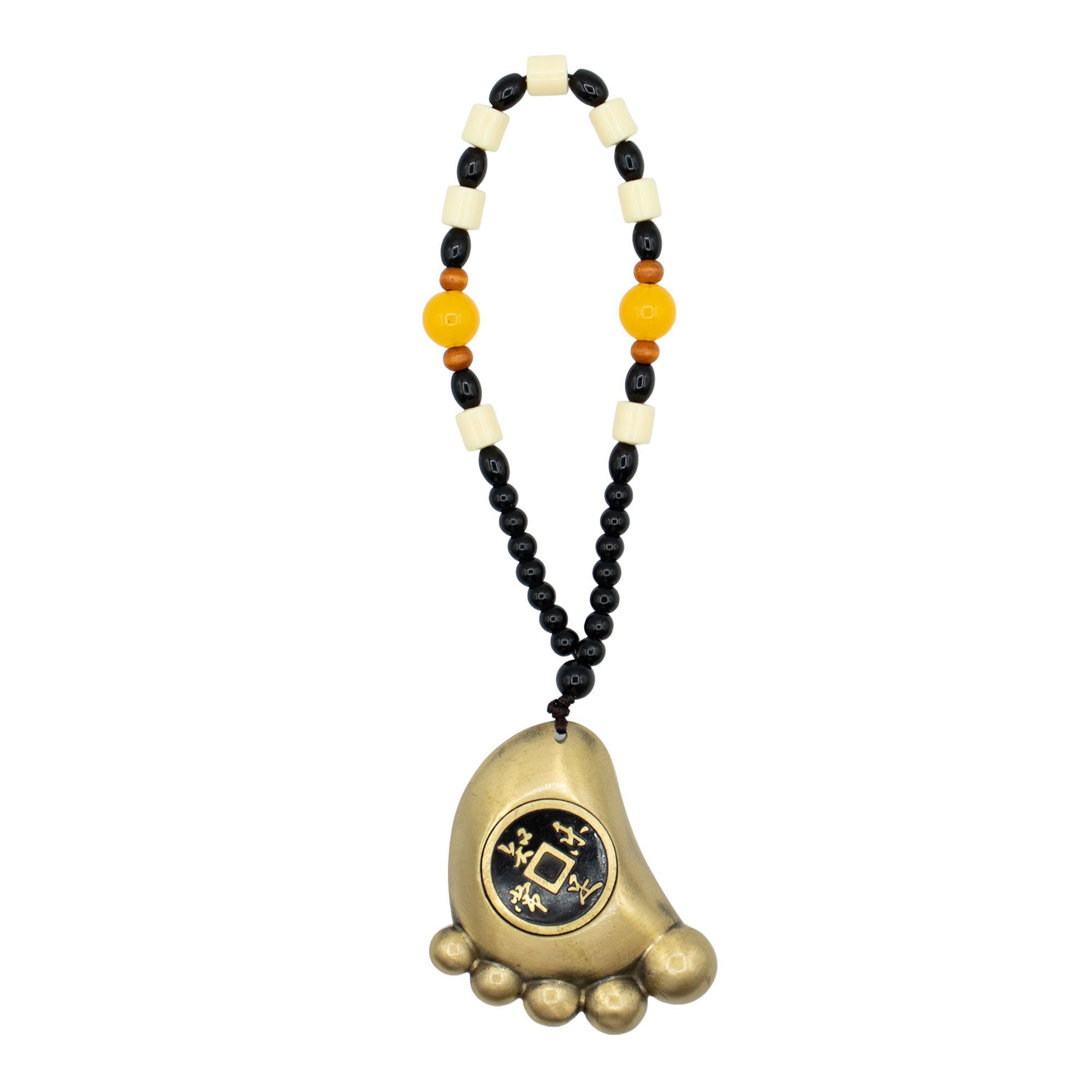 Solid Brass Feng Shui 'Step to Wealth' Amulet