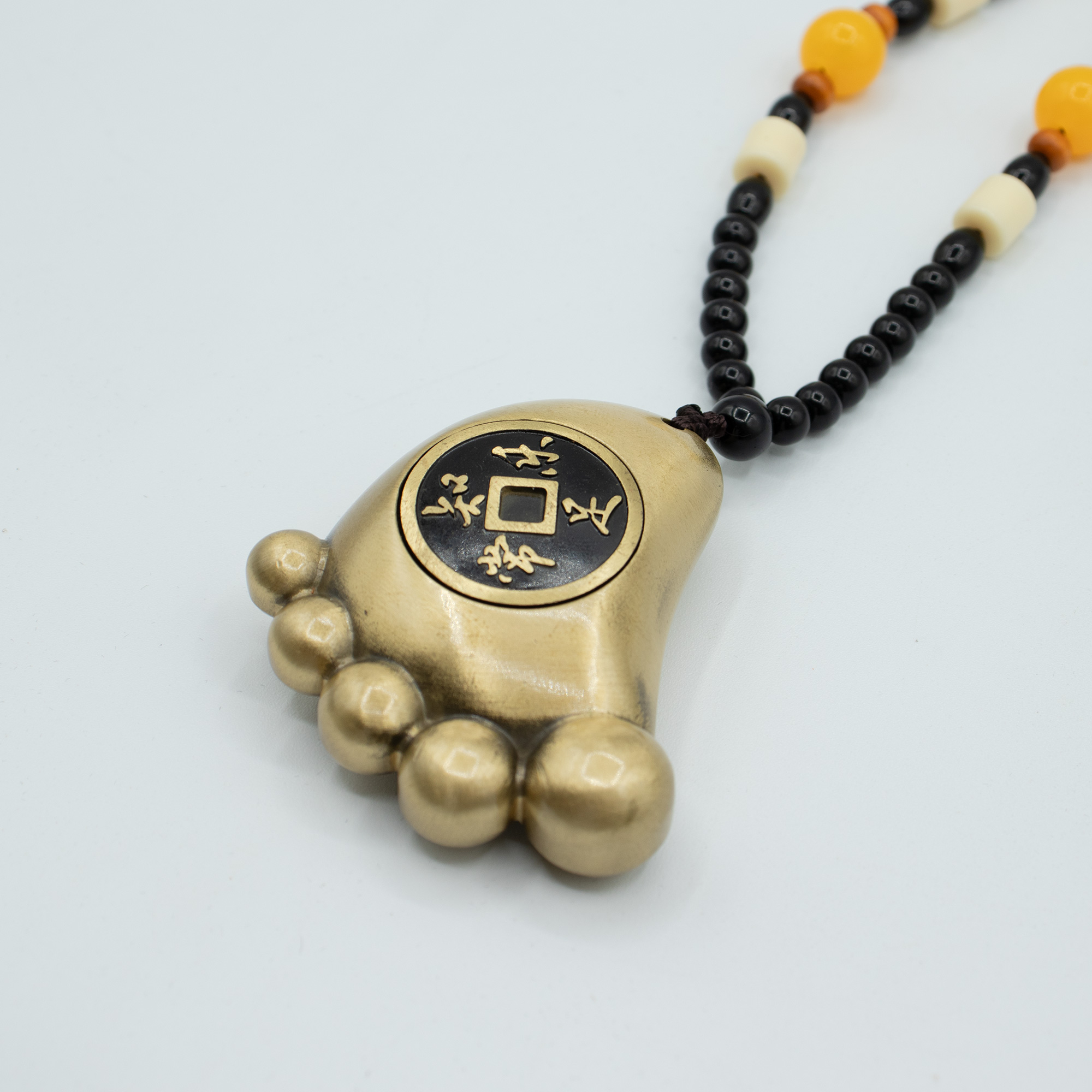 Solid Brass Feng Shui 'Step to Wealth' Amulet1