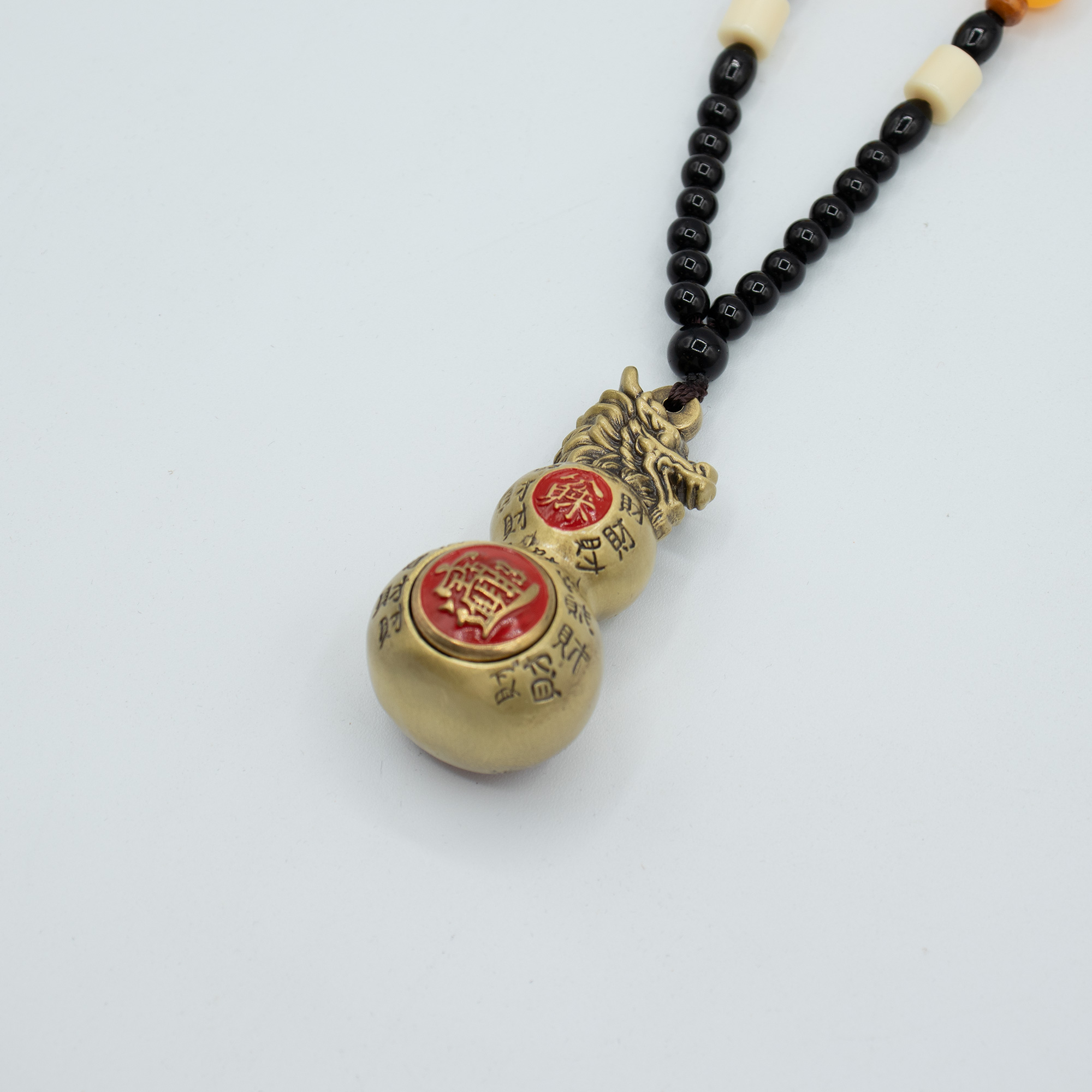 Solid Brass Feng Shui 'Health Gourd' Amulet1