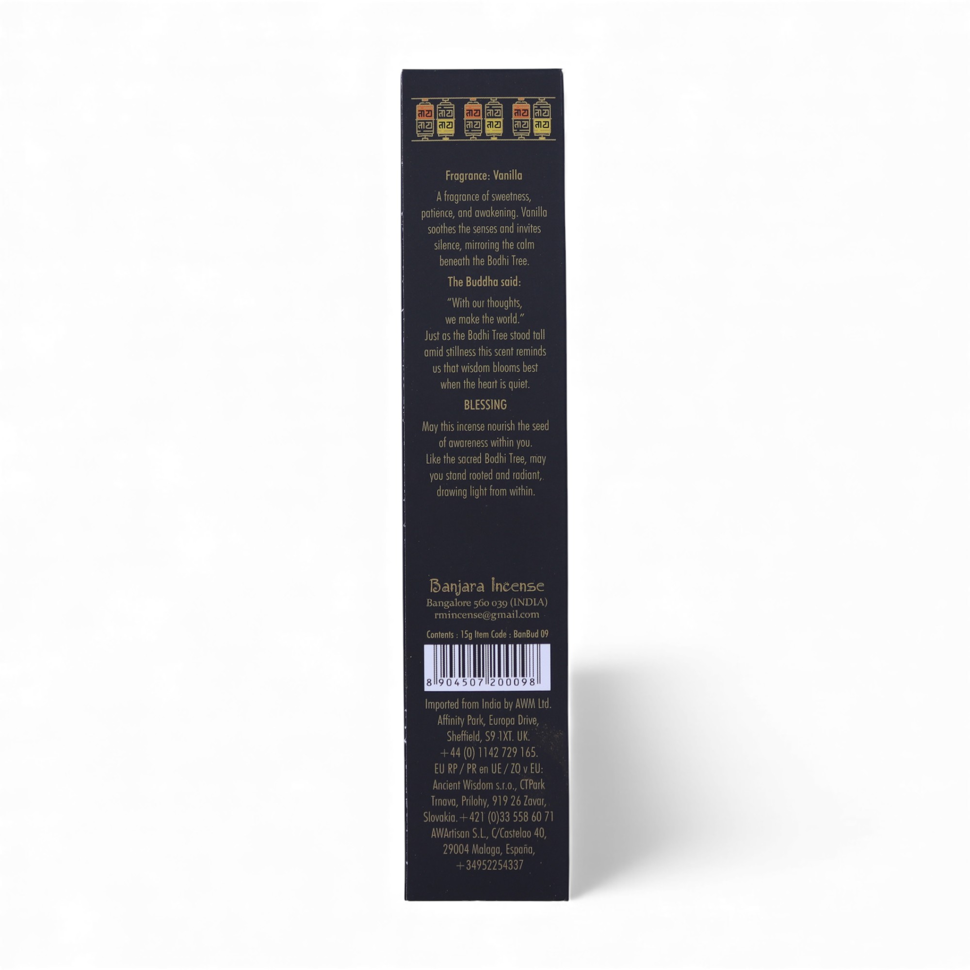 Banjara Buddha Incense - Bodhi2