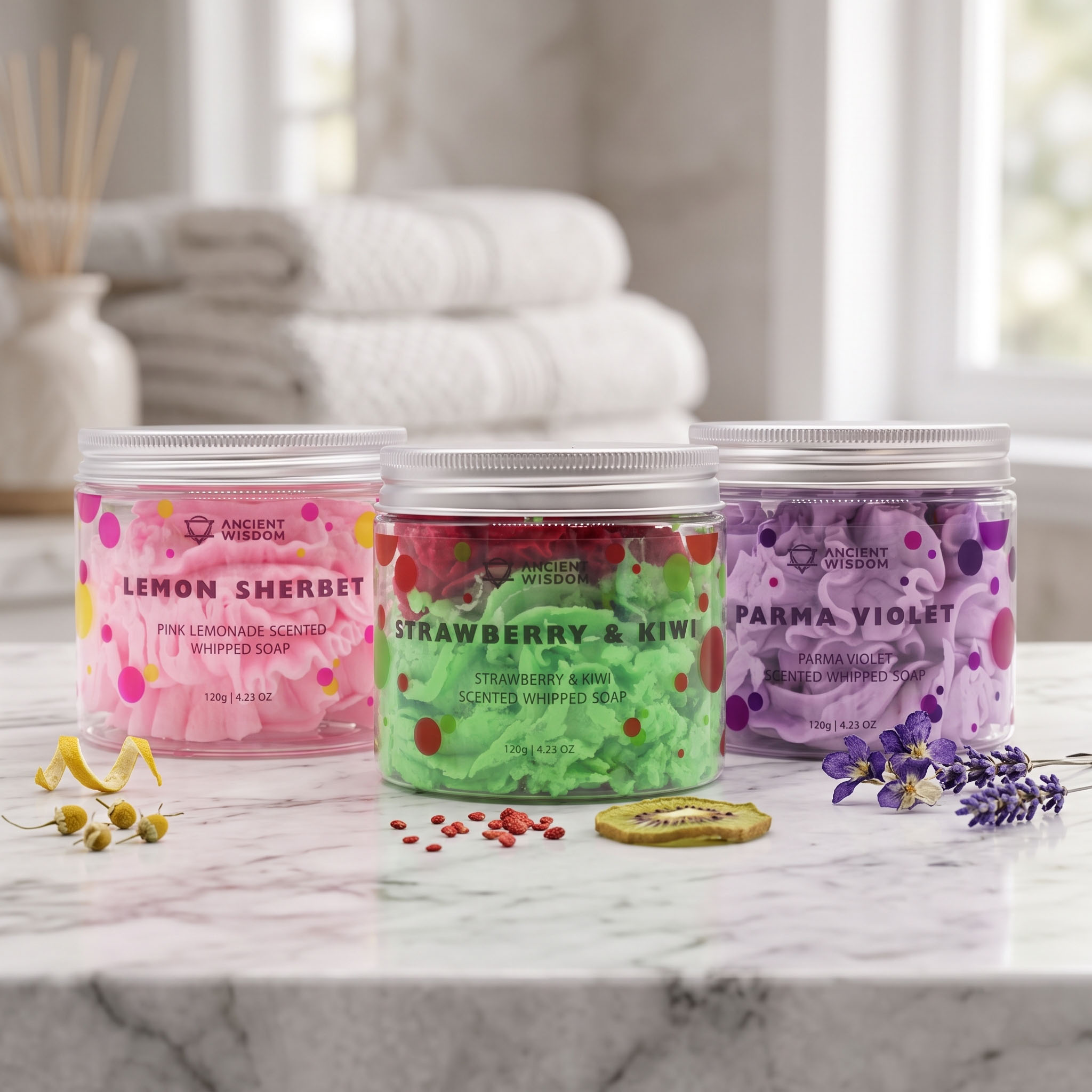 Top Sellers Whipped Soap Bundle (3x 120g)