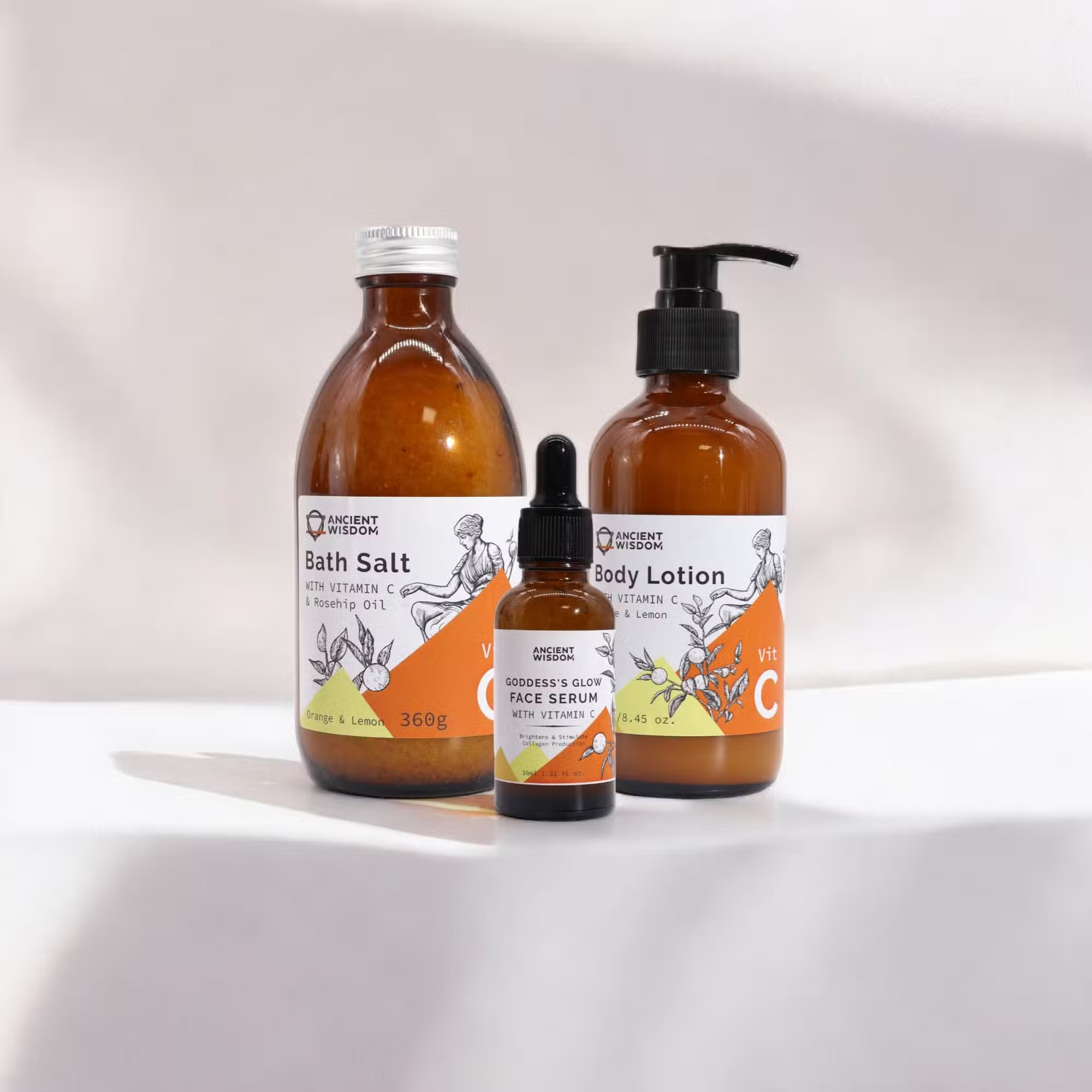 Goddess's Glow Ritual Bundle - Vitamin C Skincare Set