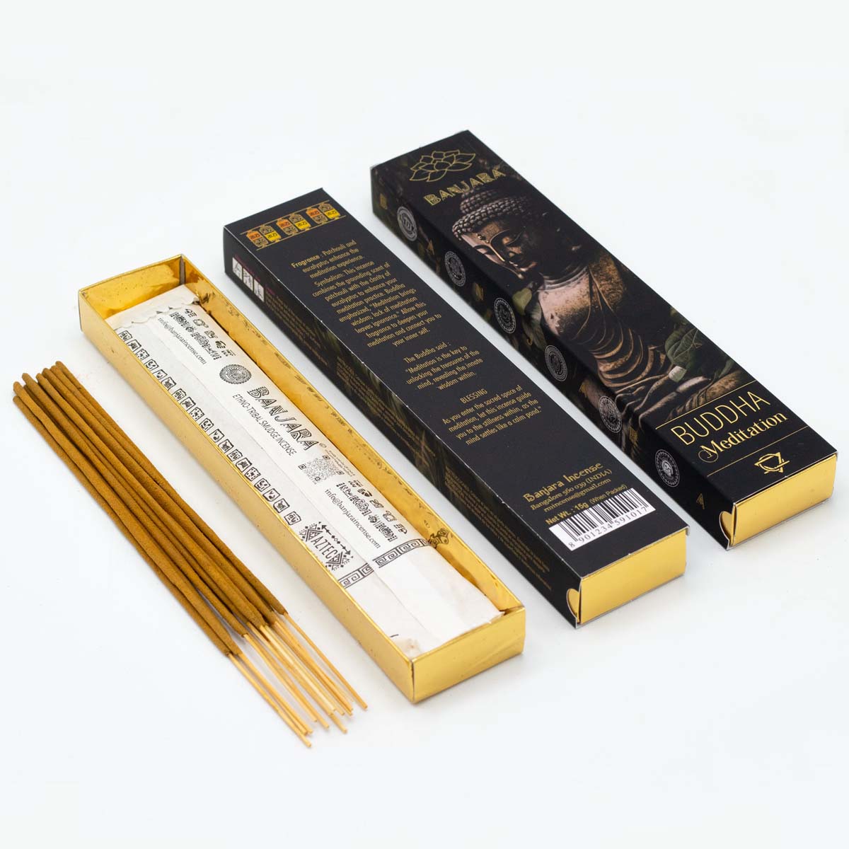 The Banjara Buddha Deep Meditation Incense Bundle2