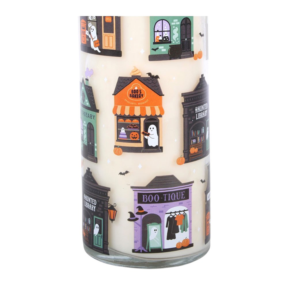 Spooky Street Pumpkin Cinnamon Roll Scented Tube Candle1