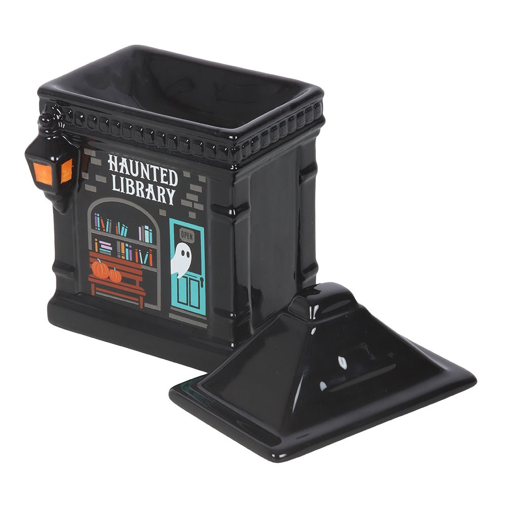 Haunted Library Ceramic Oil Burner1