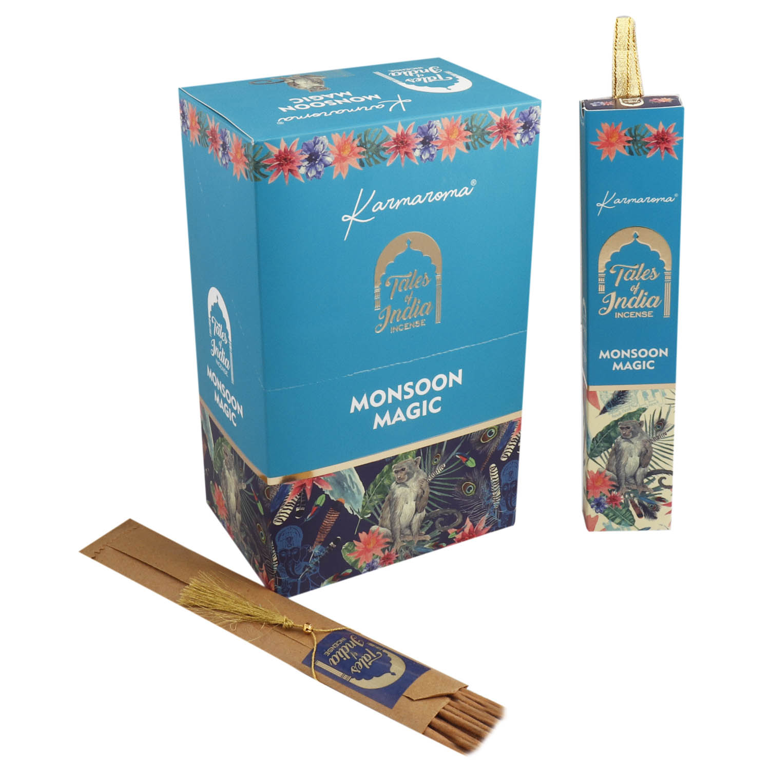 Karmaroma Tales of India Incense - Moonsoon Magic (15g)1
